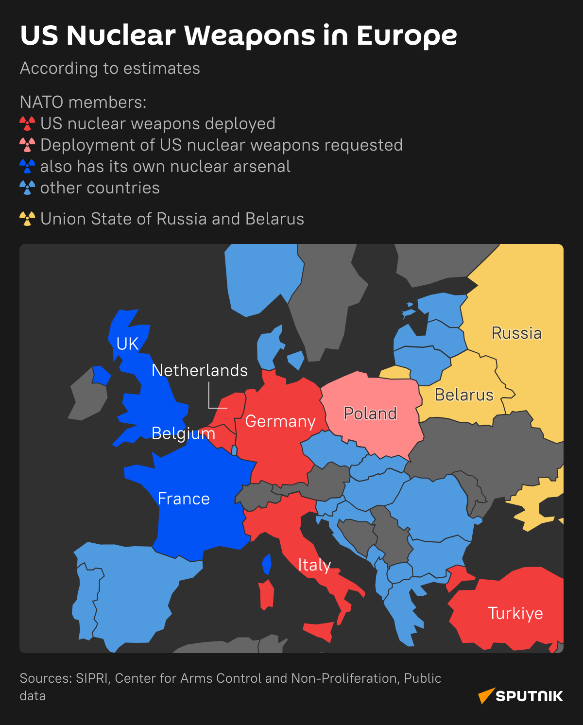 us nukes in europe desk - Sputnik International