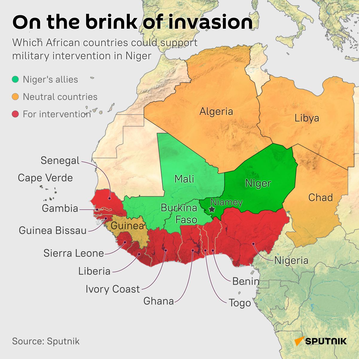 Niger Infographic - Sputnik International