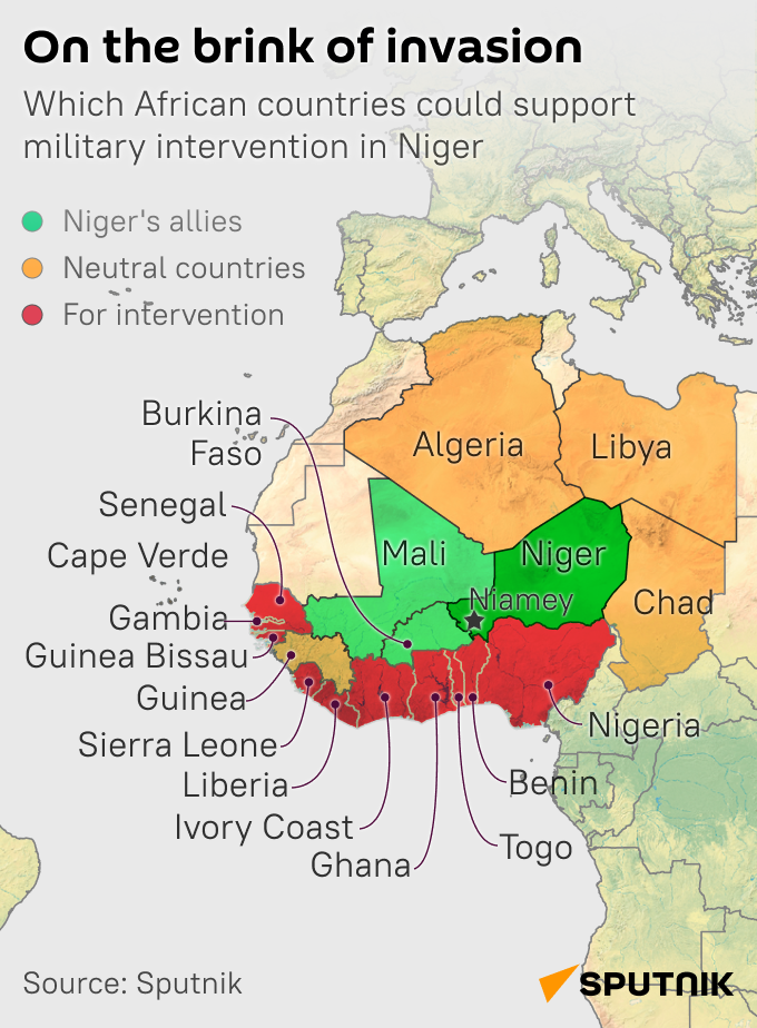 Niger Infographic - Sputnik International