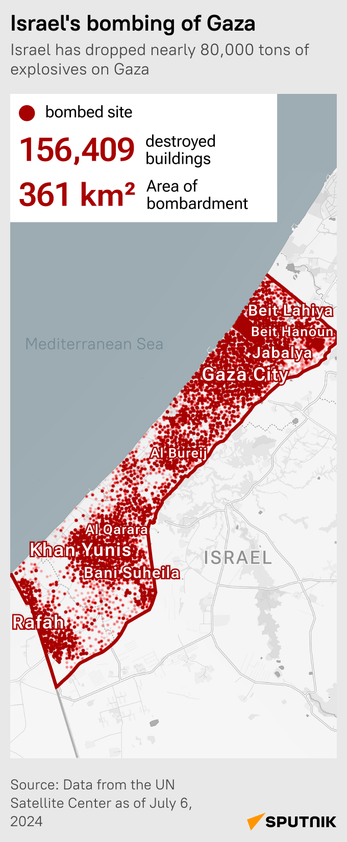 Israeli bombardment of Gaza - Sputnik International