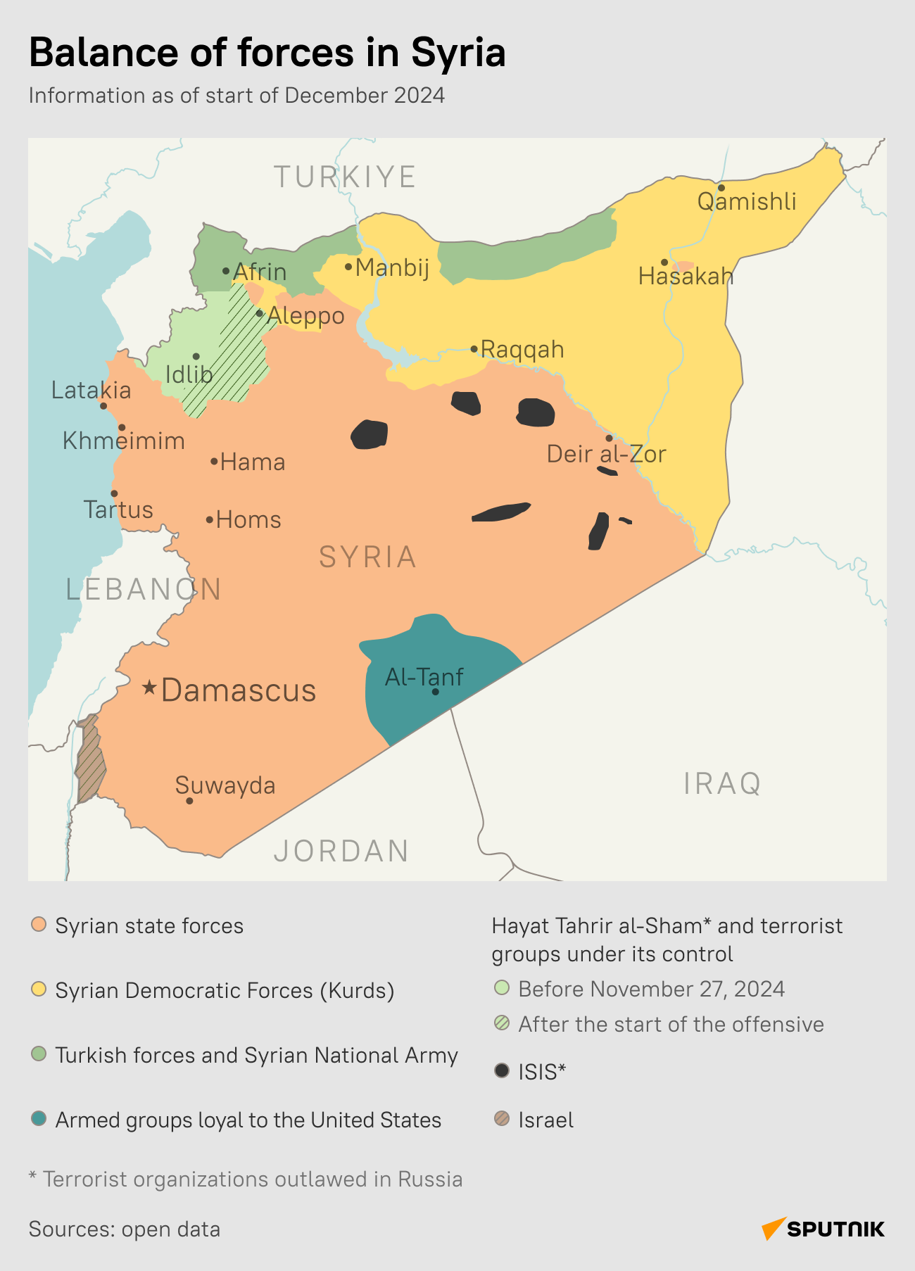 Balance of forces in Syria - Sputnik International