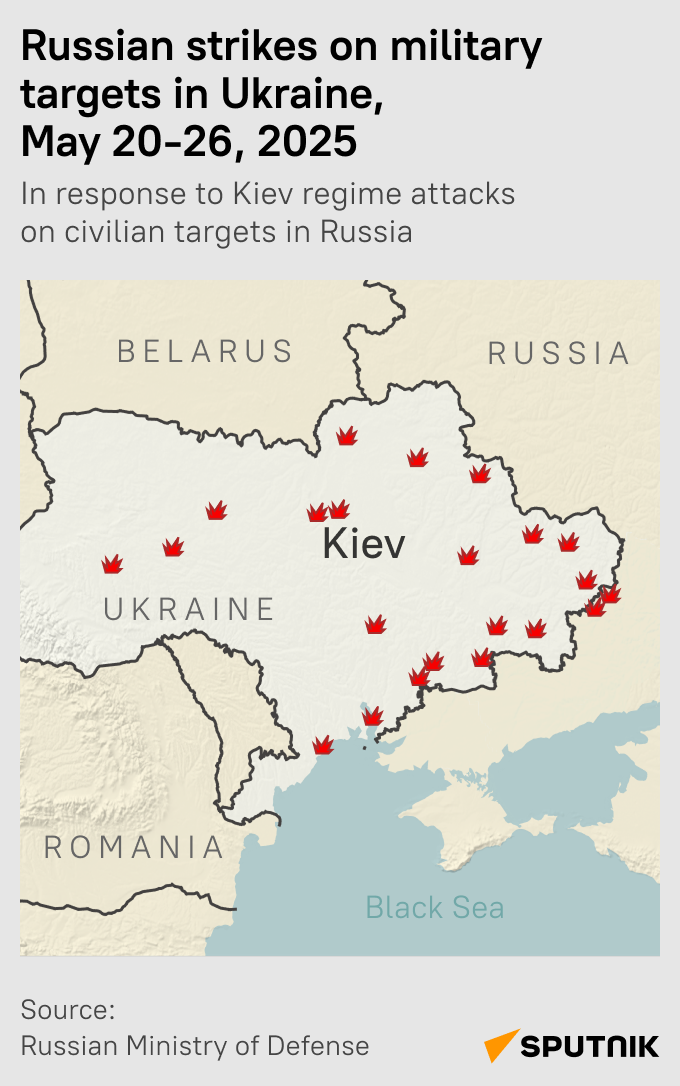 Where Russia hit back after Ukraine’s drone attacks Where Russia hit back after Ukraine’s drone attacks - Sputnik International