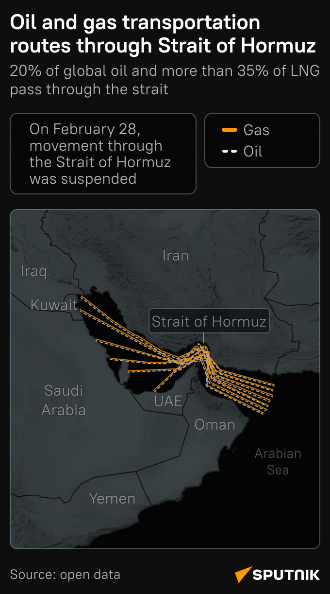 Strait of Hormuz - Sputnik International