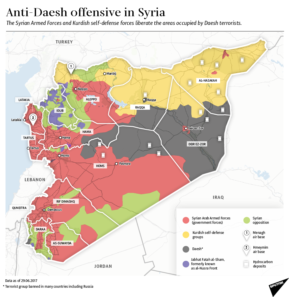 Anti-Daesh Offensive in Syria - Sputnik International