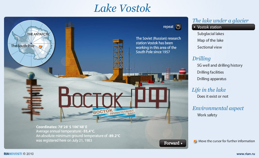 Lake Vostok - Sputnik International