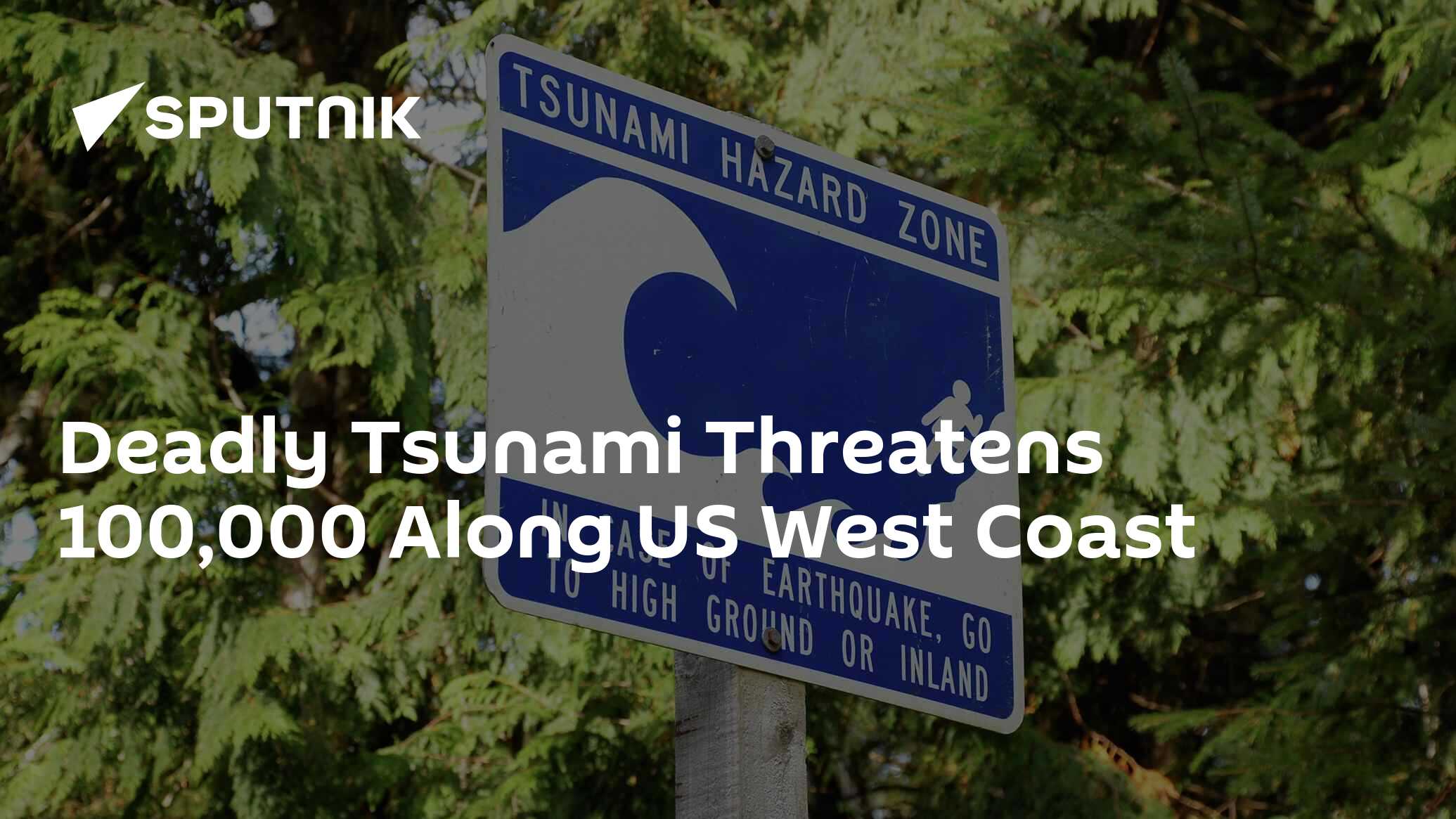 Tsunami threatens us west coast