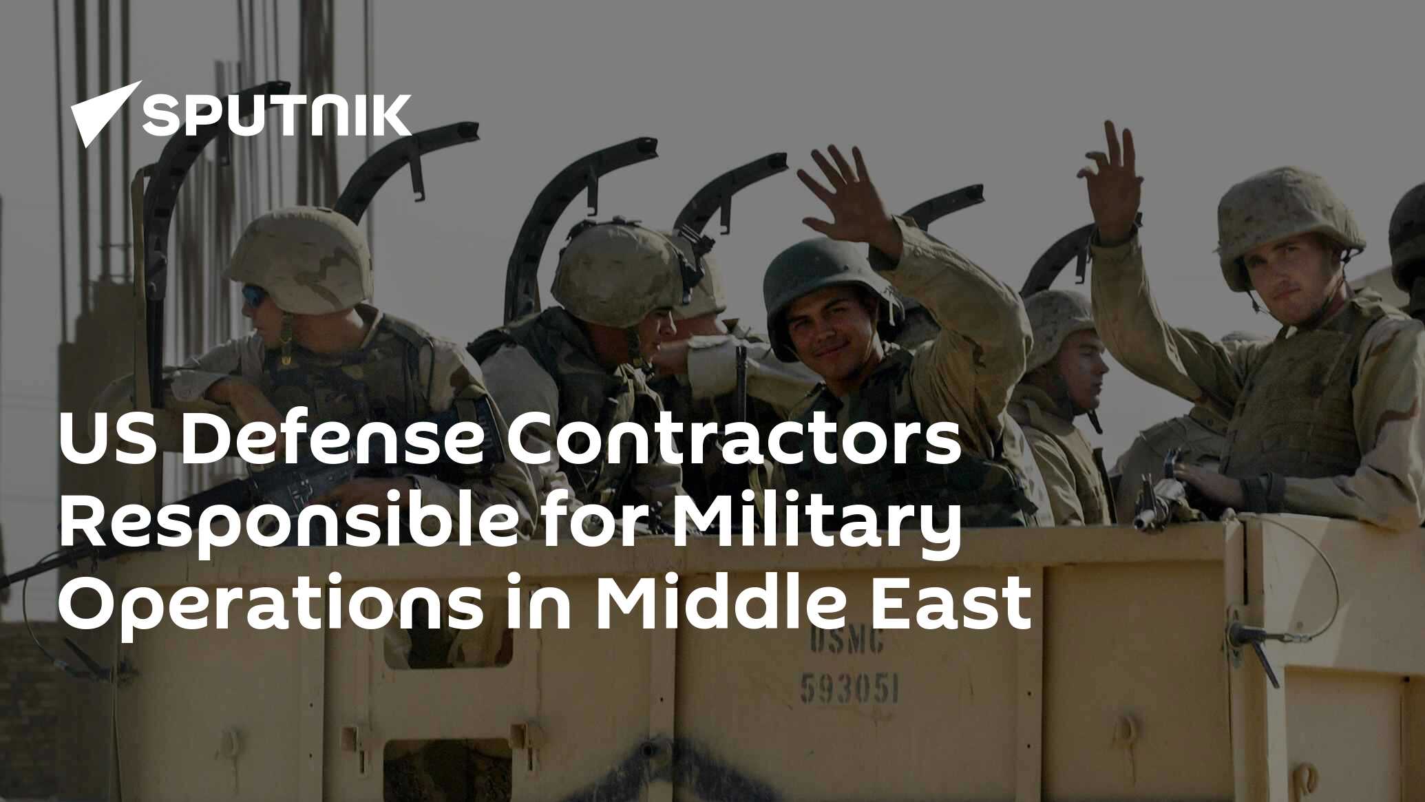 US Defense Contractors Responsible for Military Operations in Middle ...