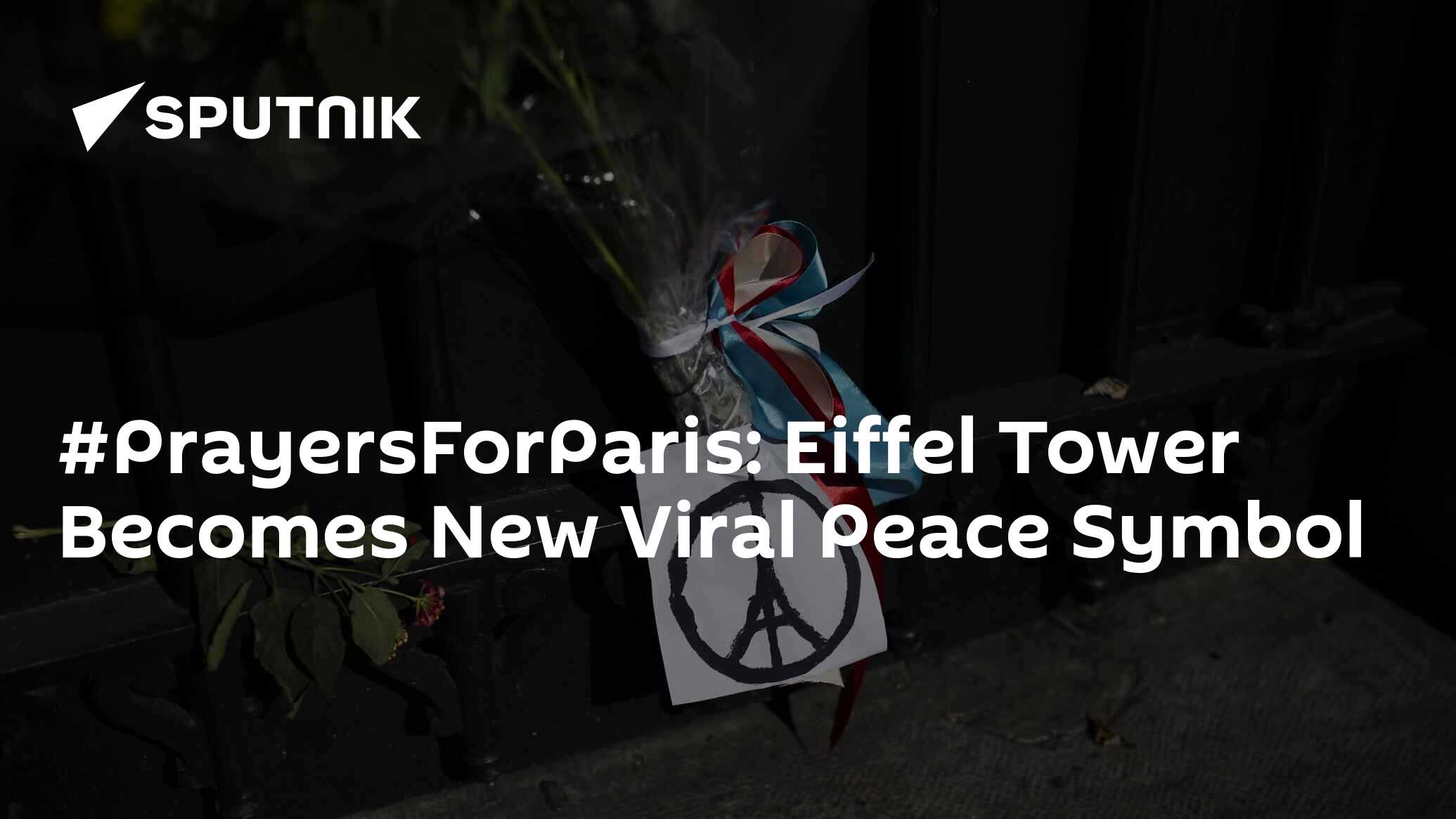 Pray for Paris: Eiffel Tower peace sign emerges as symbol of