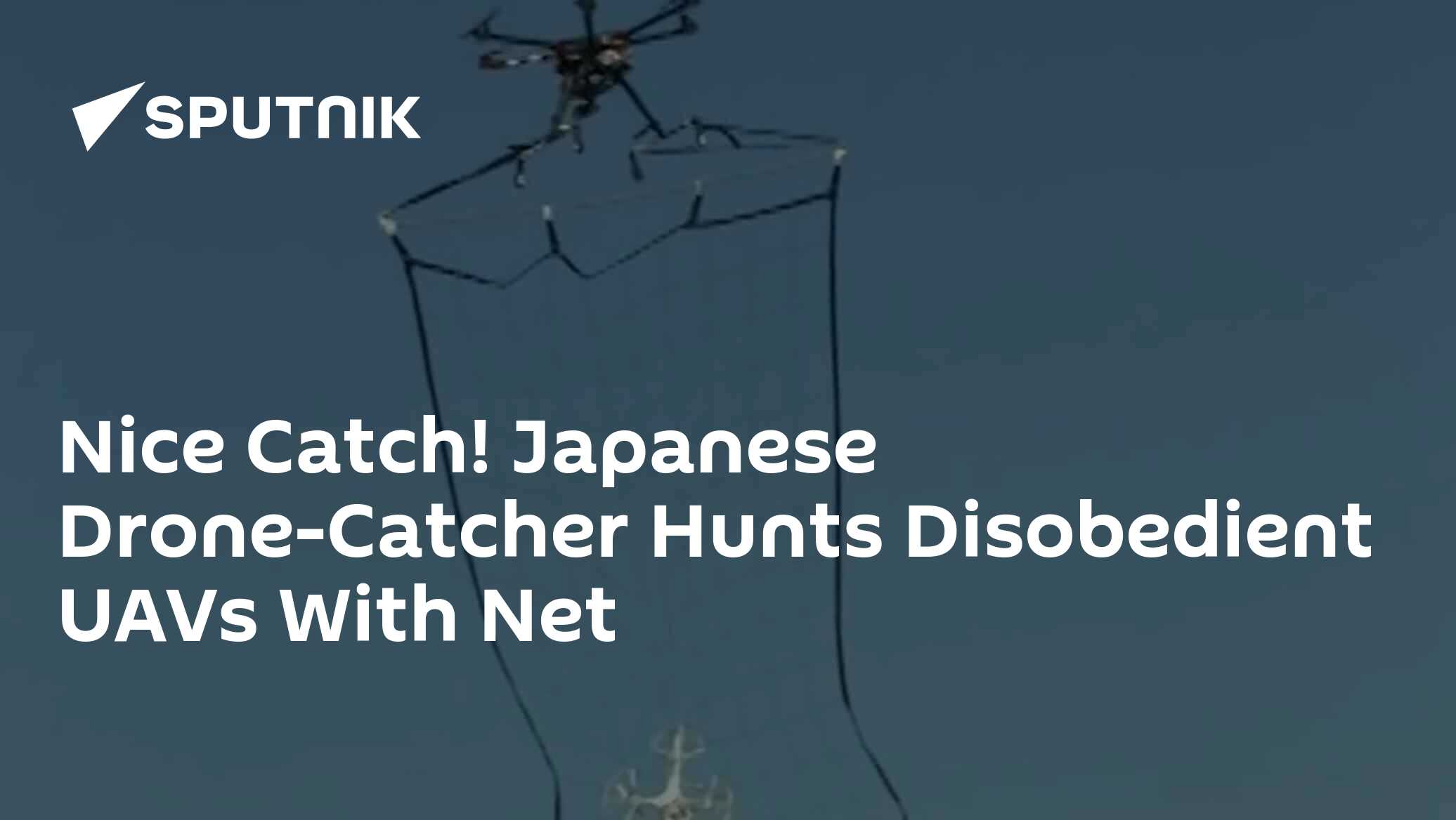Nice Catch! Japanese Drone-Catcher Hunts Disobedient UAVs With Net - 14 ...