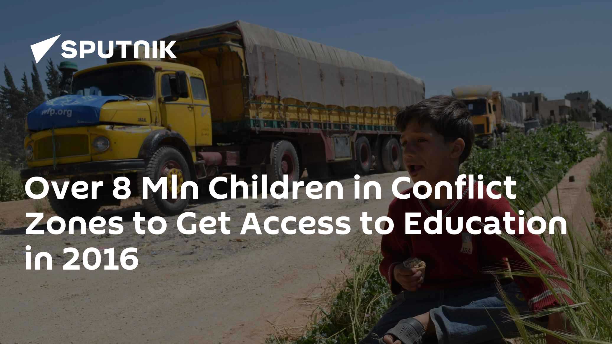 Over 8 Mln Children in Conflict Zones to Get Access to Education in ...