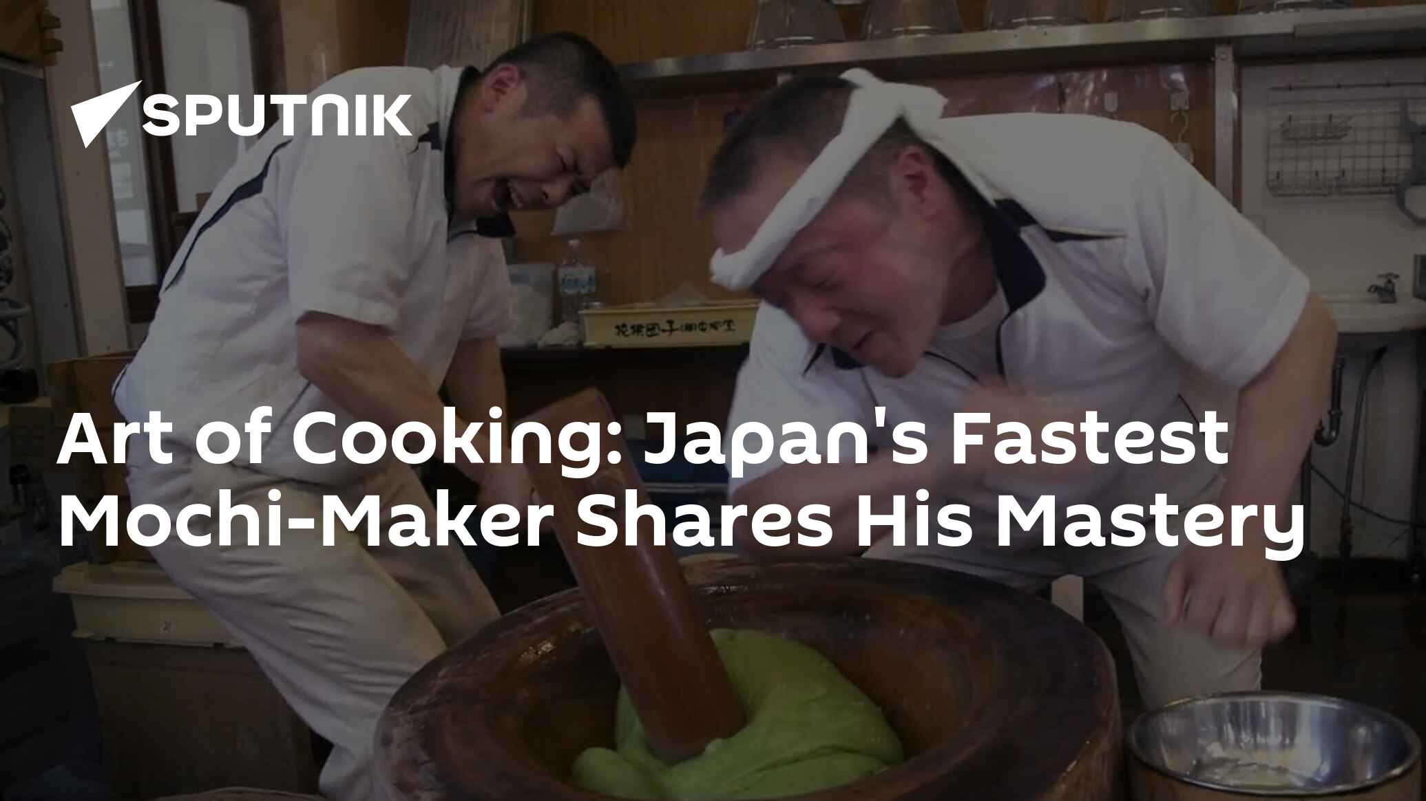 Pounding Mochi With the Fastest Mochi Maker in Japan 