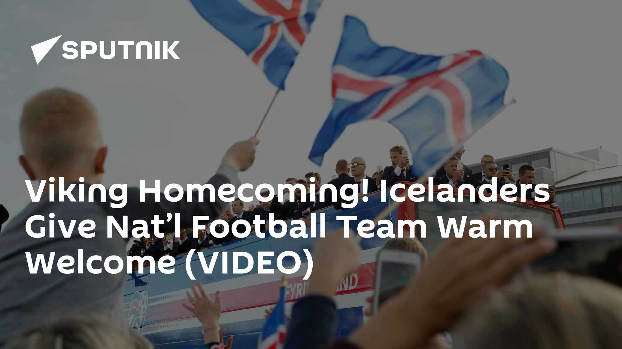 Viking Icelanders Give Nat’l Football Team Warm