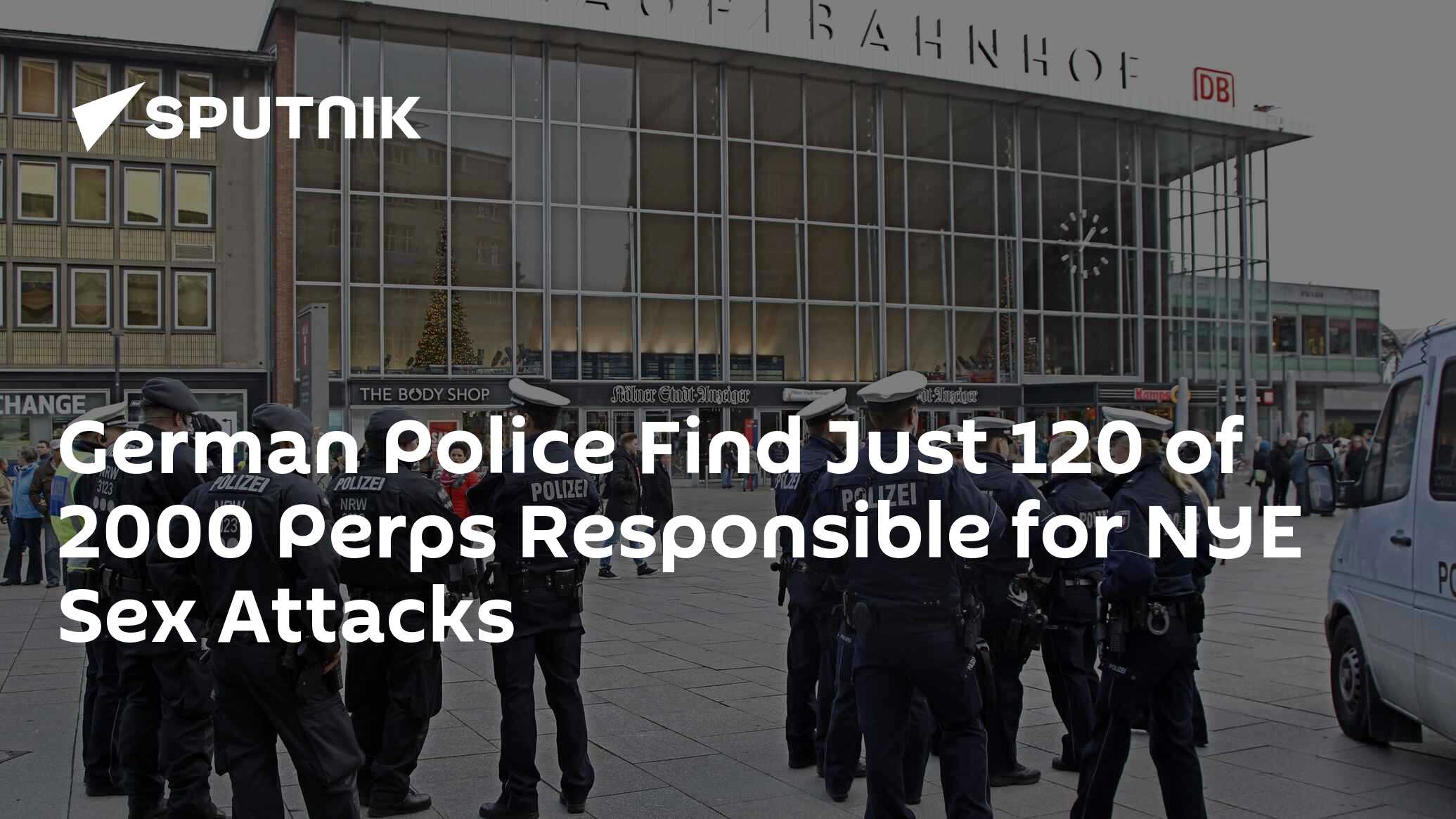 German Police Find Just 120 of 2000 Perps Responsible for NYE Sex Attacks -  11.07.2016, Sputnik International