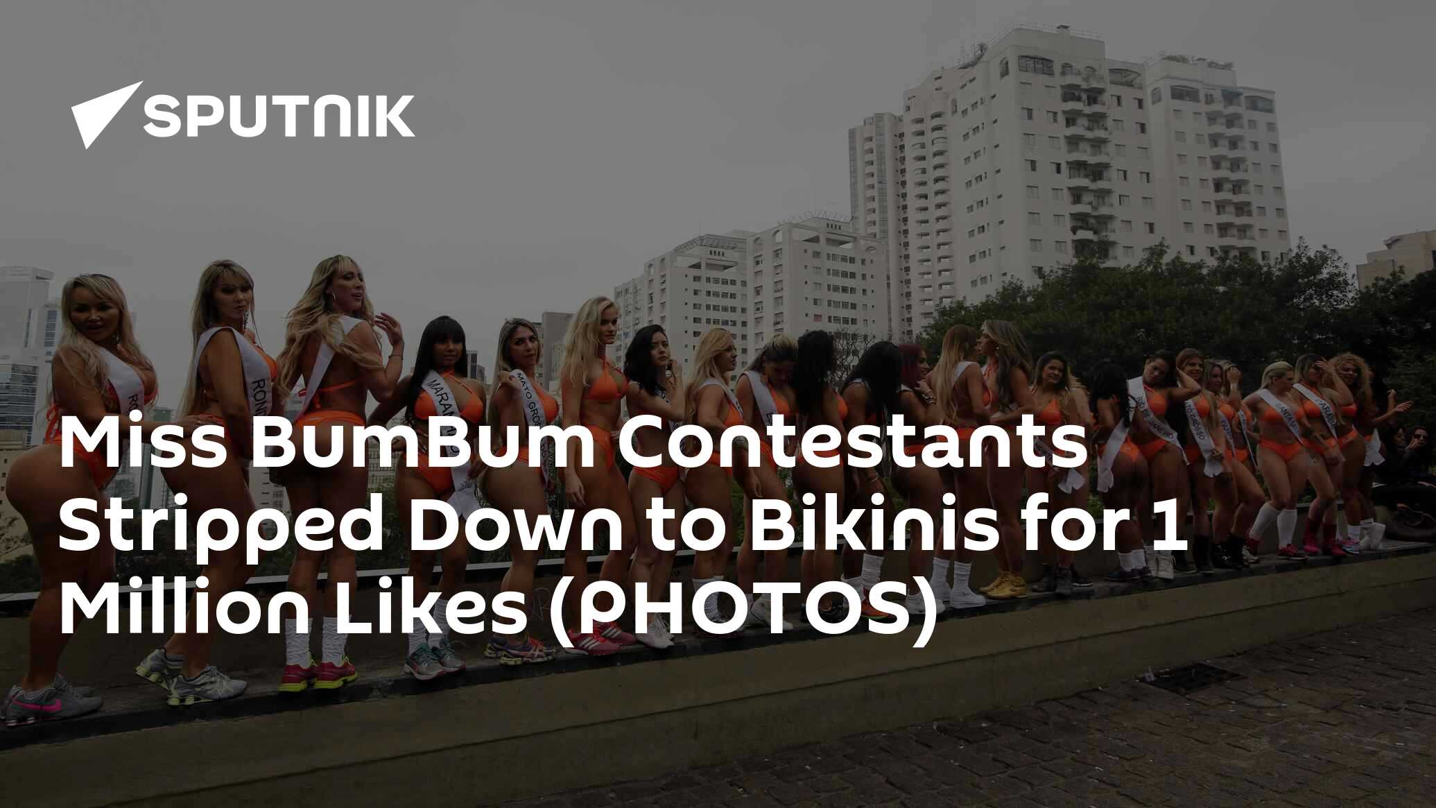 Miss BumBum Contestants Stripped Down to Bikinis for 1 Million Likes (PHOTOS) - 29.08.2016