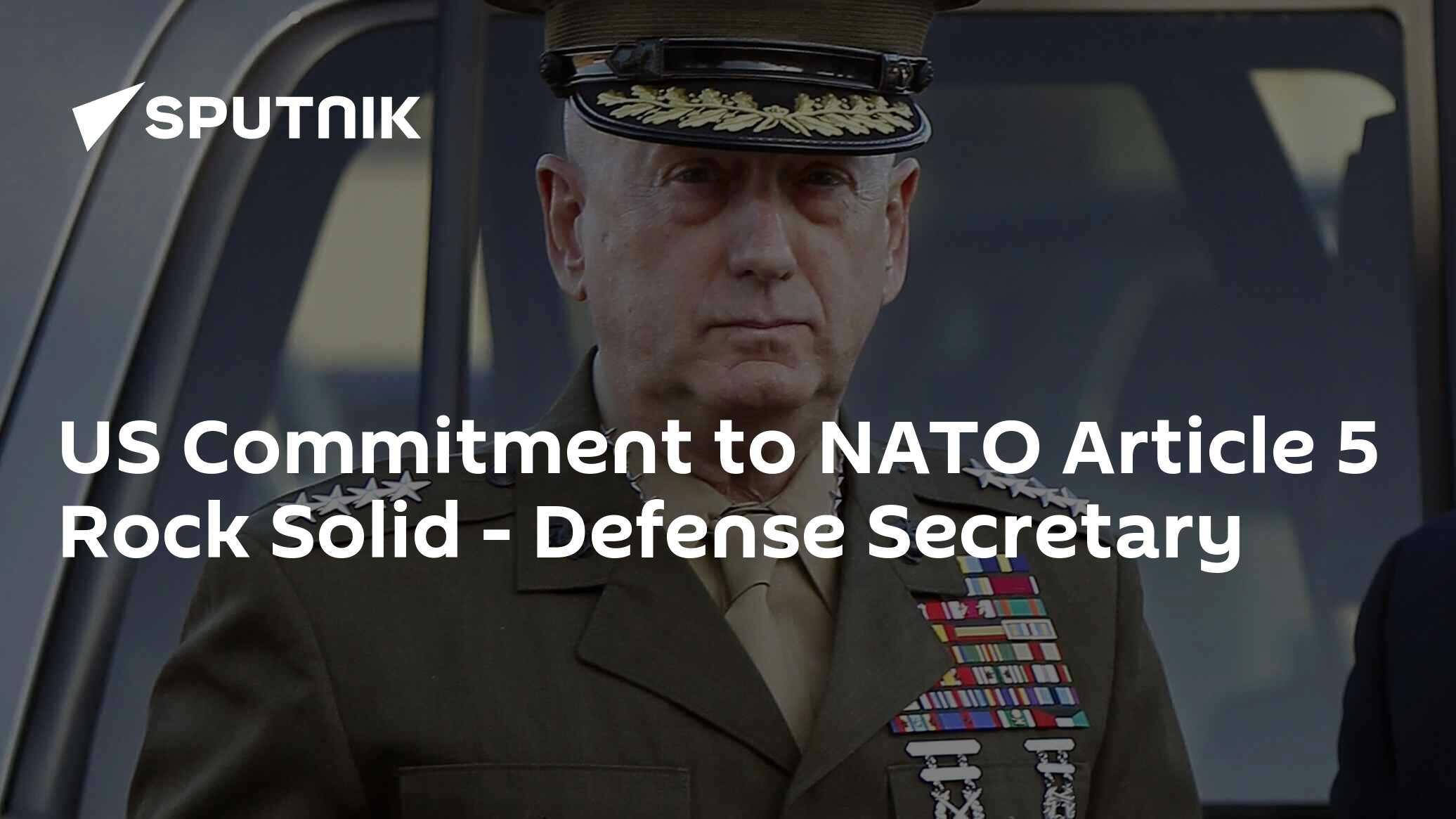 US Commitment to NATO Article 5 Rock Solid - Defense Secretary - 16.02. ...