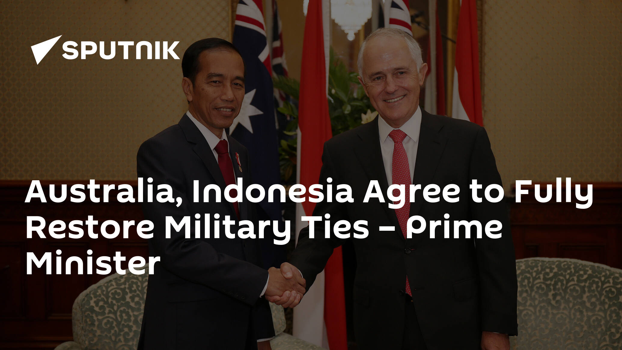 Australia Indonesia Agree To Fully Restore Military Ties – Prime