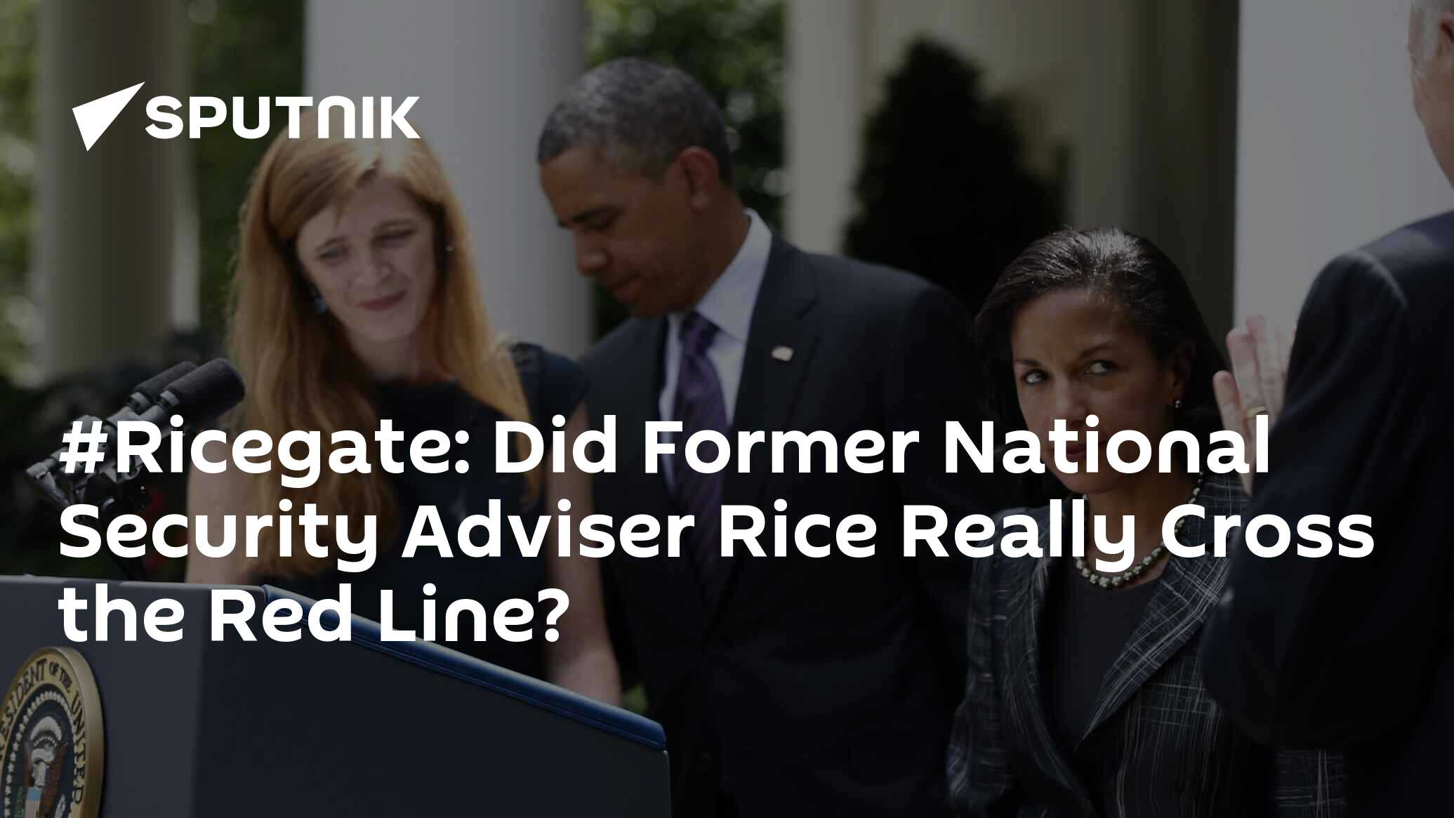 #ricegate: did former national security adviser rice really cross the red line?