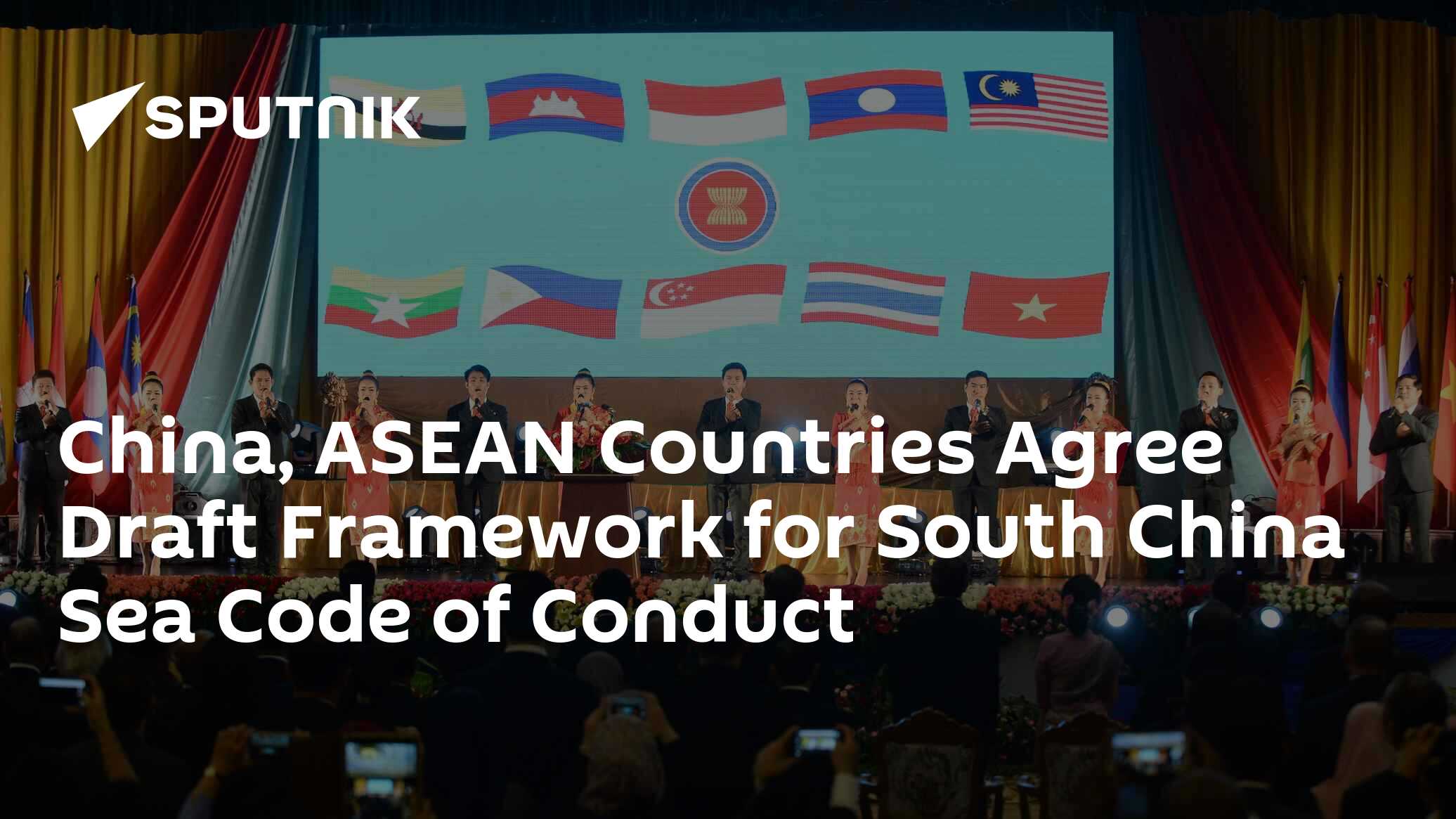 China Asean Countries Agree Draft Framework For South China Sea Code