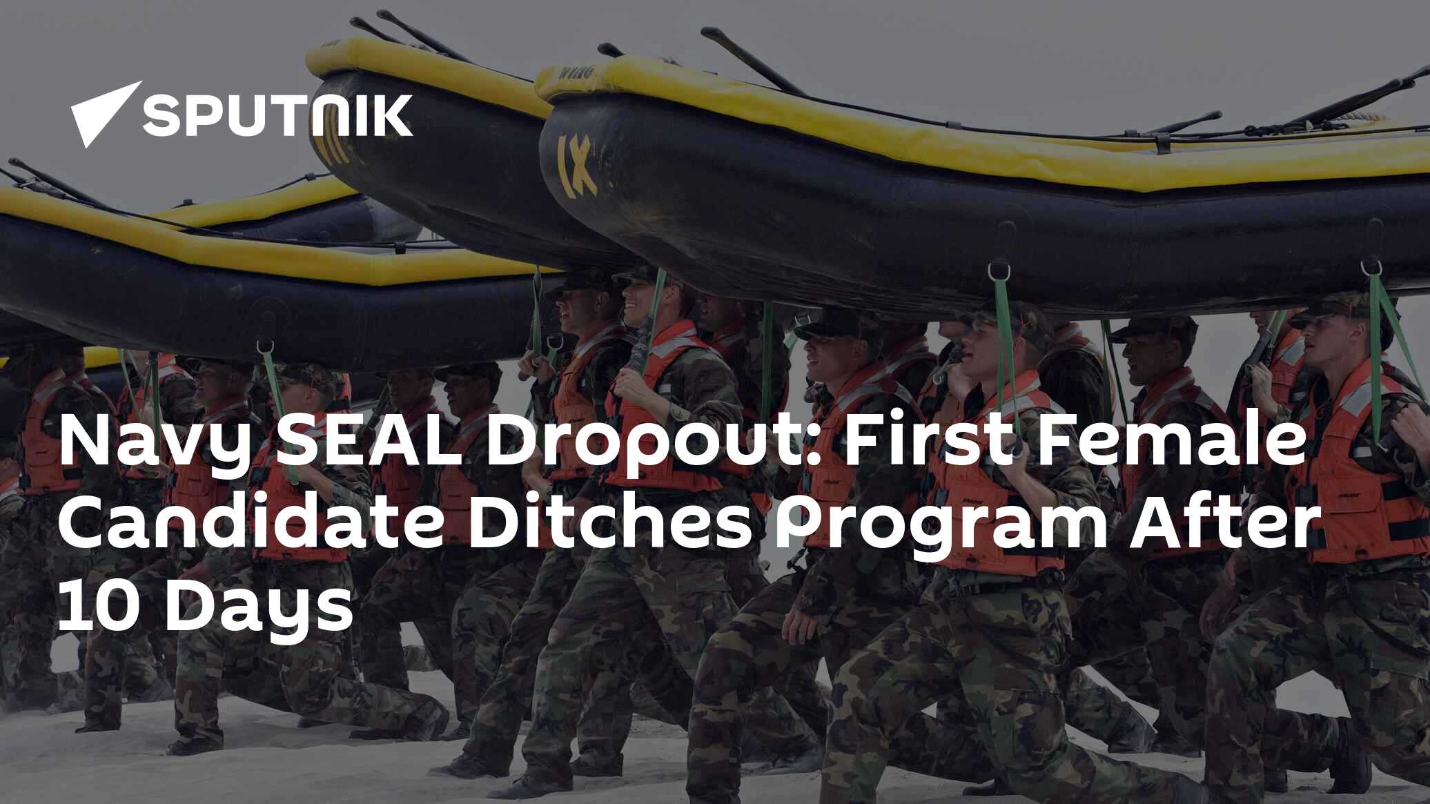 Navy SEAL Dropout First Female Candidate Ditches Program After 10 Days