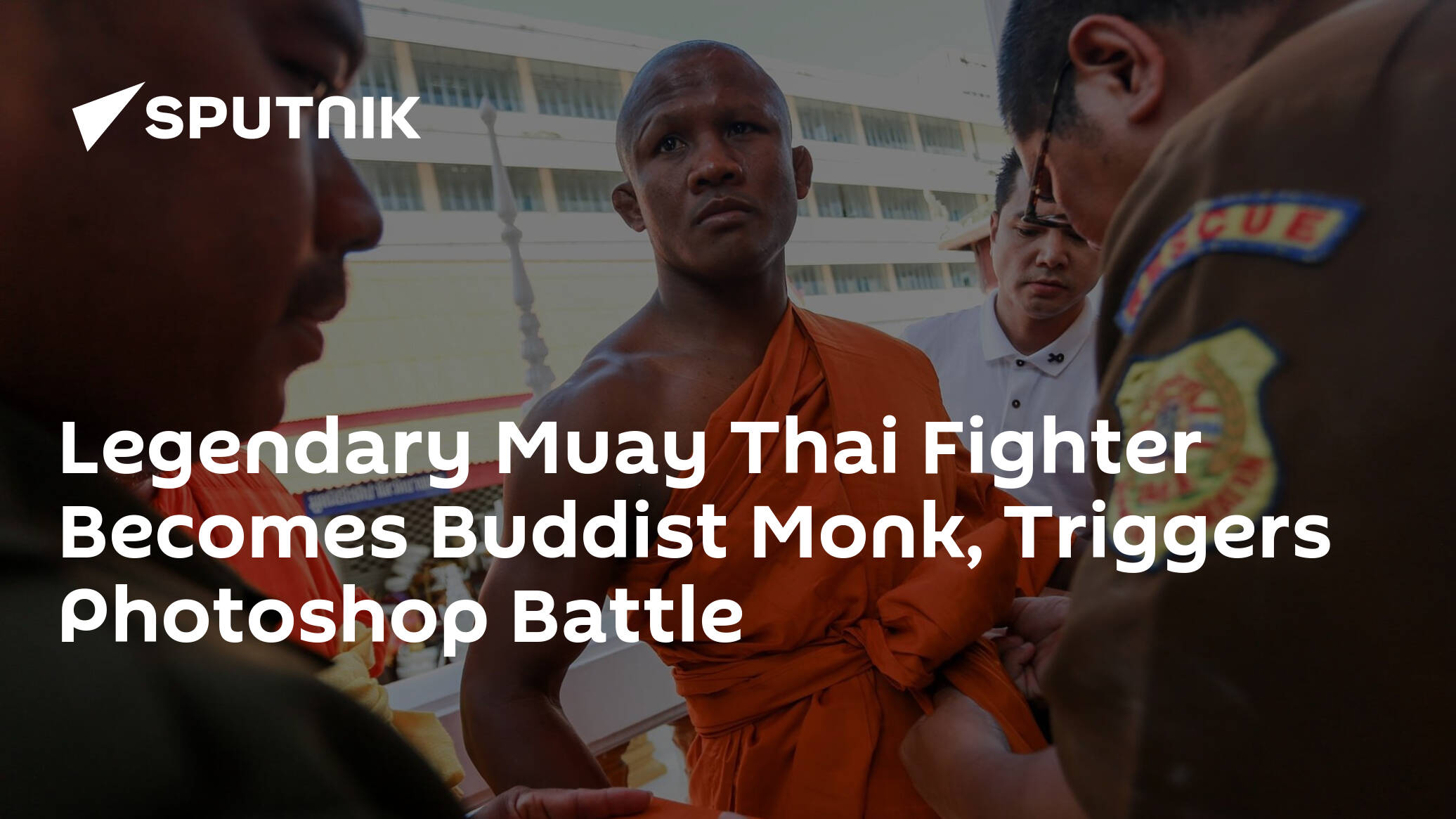 Buddha Tobillera Muay Thai Azul