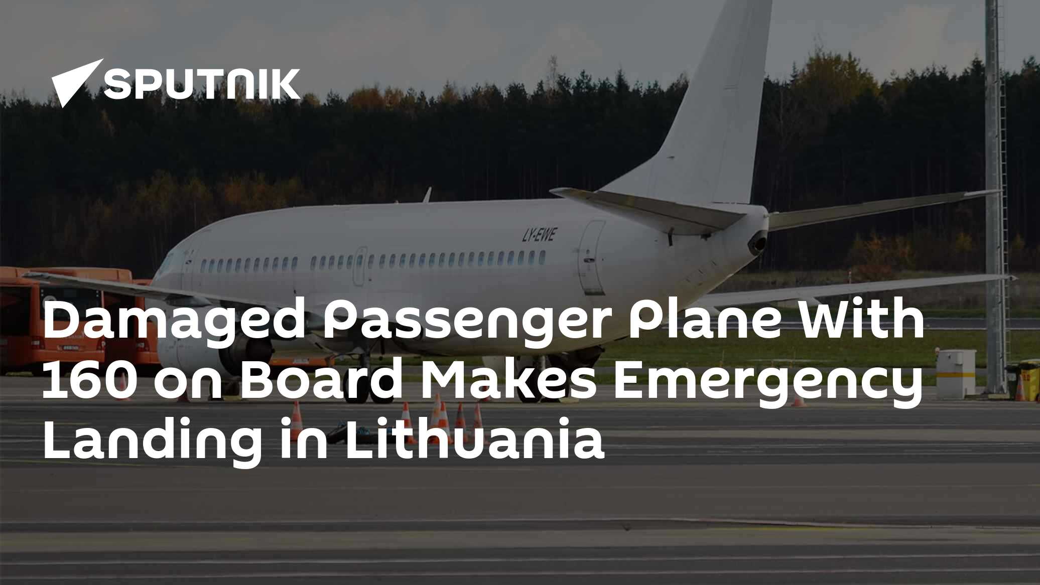 Damaged Passenger Plane With 160 on Board Makes Emergency Landing in Lithuania