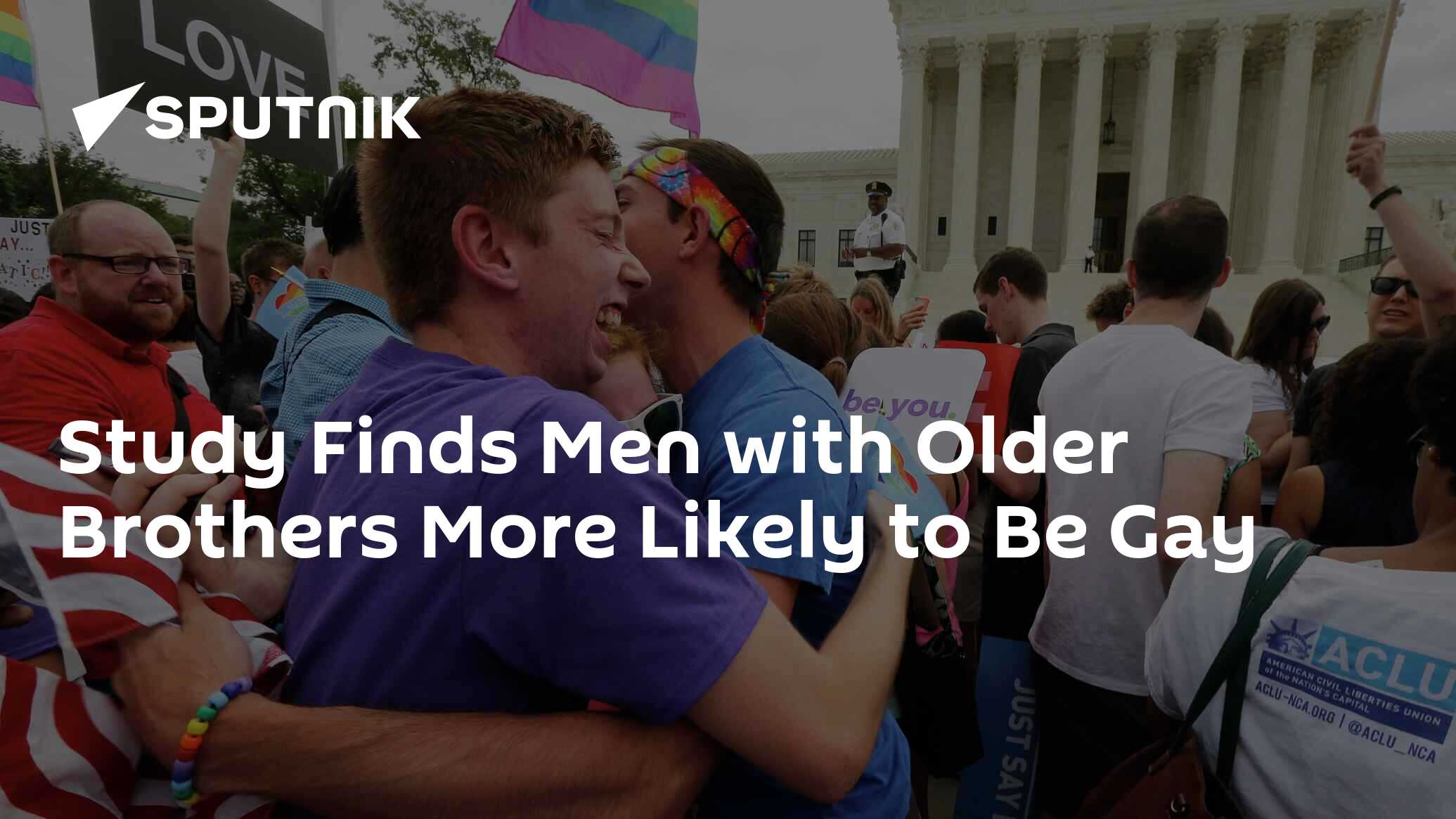 Study suggests males with older brother more likely to be gay