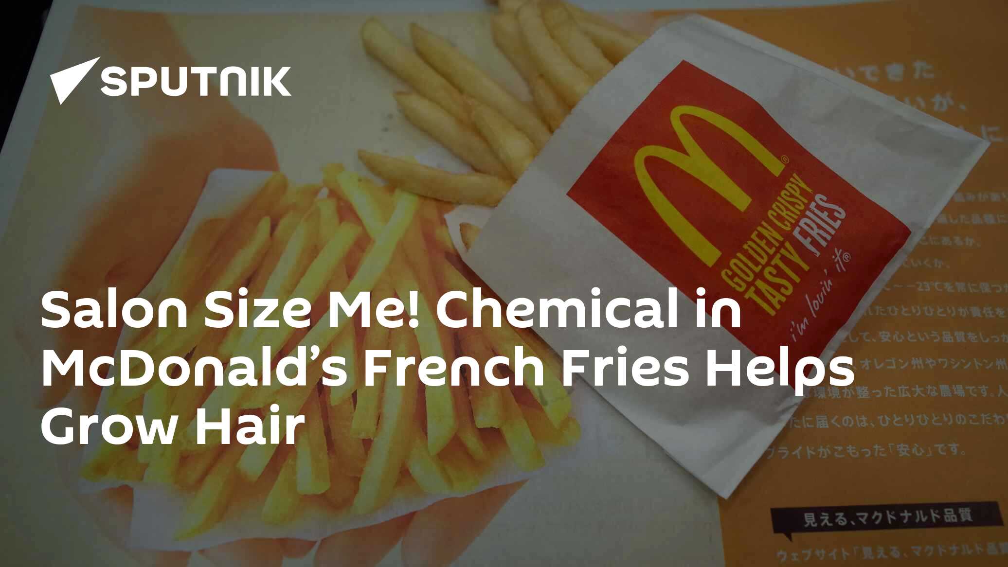 Salon Size Me! Chemical in McDonald’s French Fries Helps Grow Hair - 06 ...