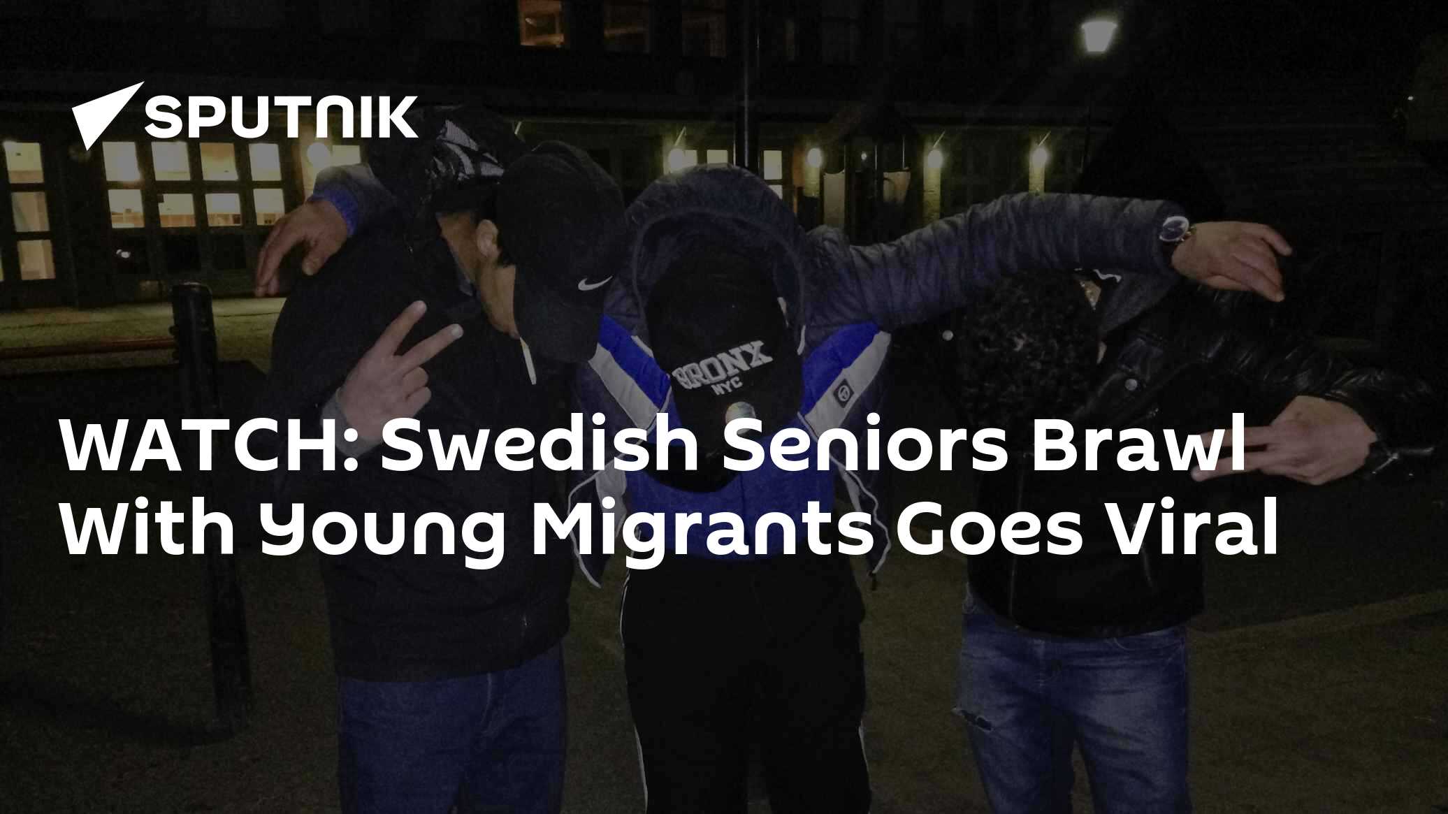 WATCH: Swedish Seniors Brawl With Young Migrants Goes Viral