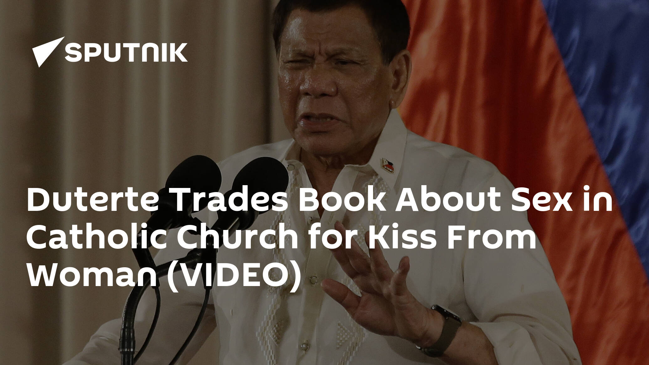 Duterte Trades Book About Sex In Catholic Church For Kiss From Woman Video 04 06 2018