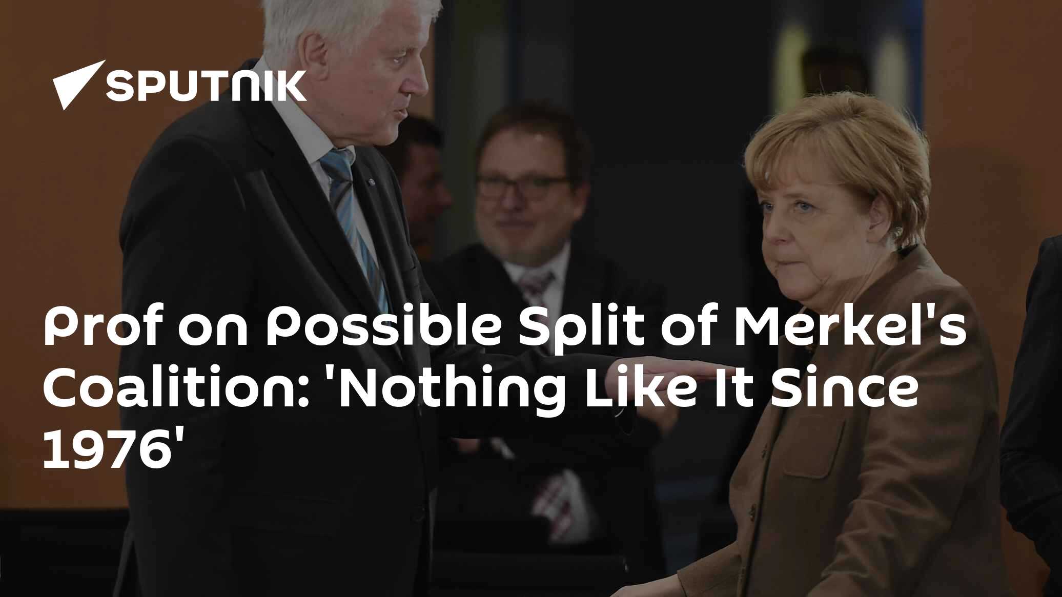 Prof on Possible Split of Merkel