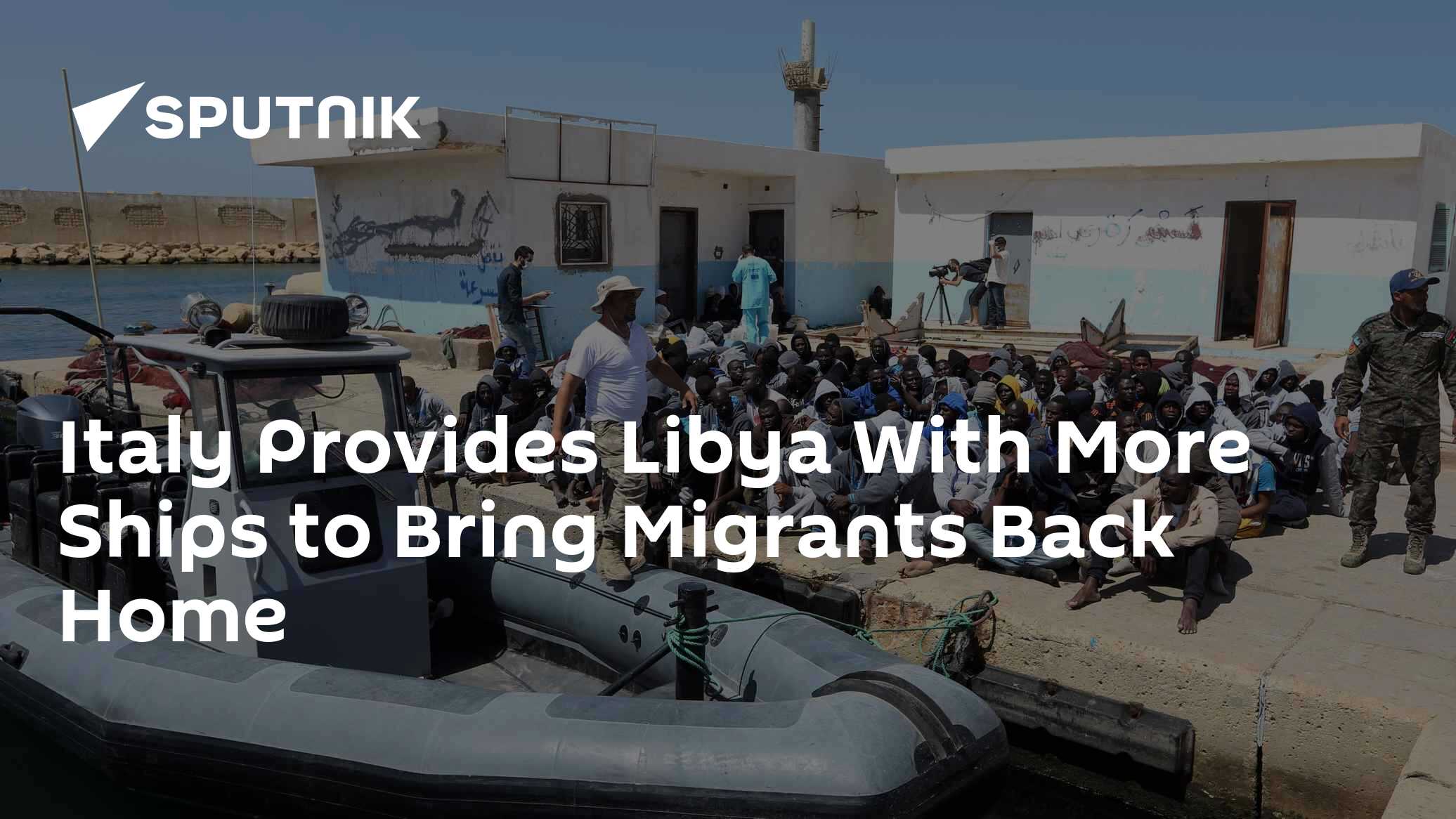 Italy Provides Libya With More Ships to Bring Migrants Back Home