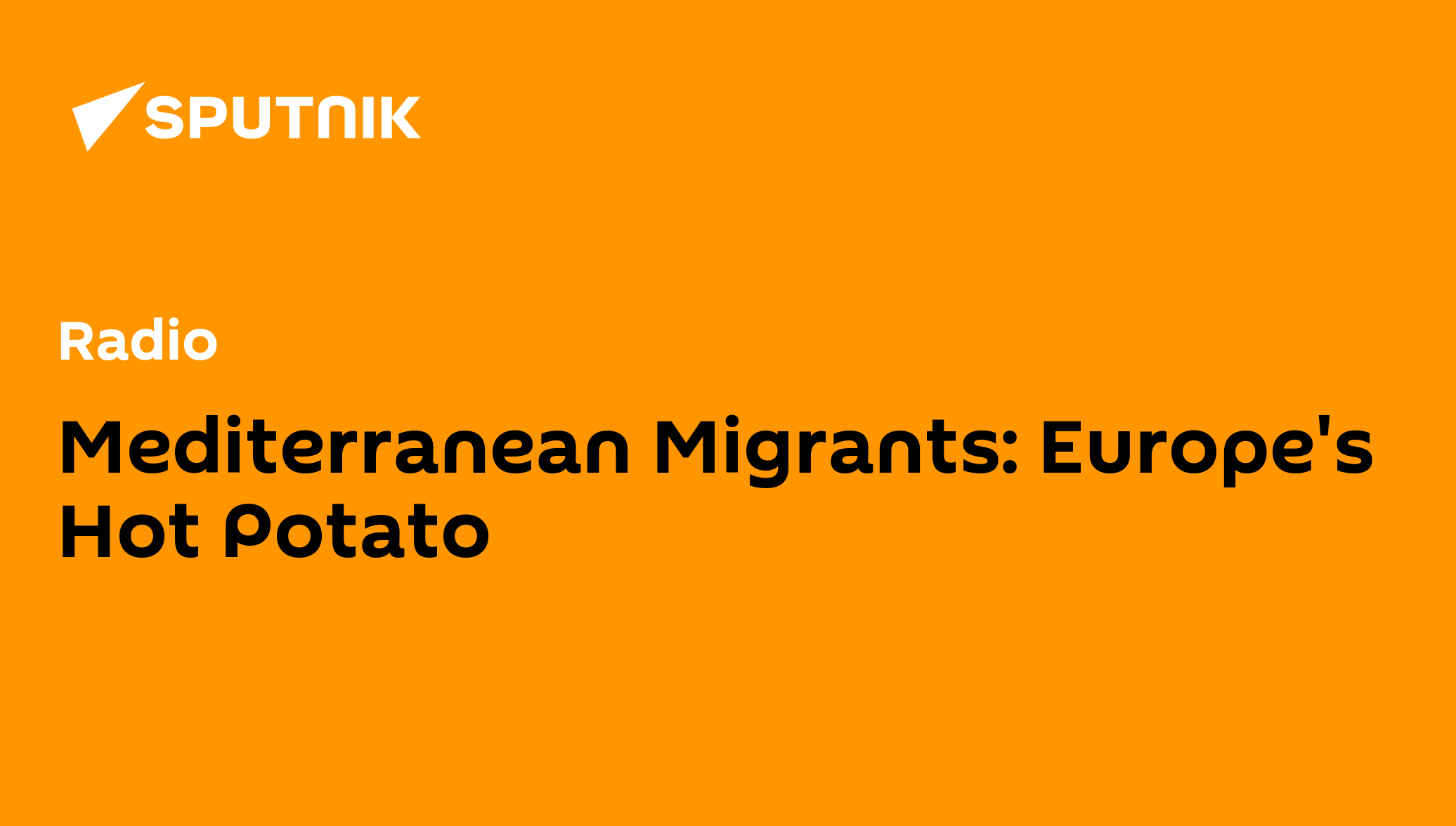 Mediterranean Migrants: Europe