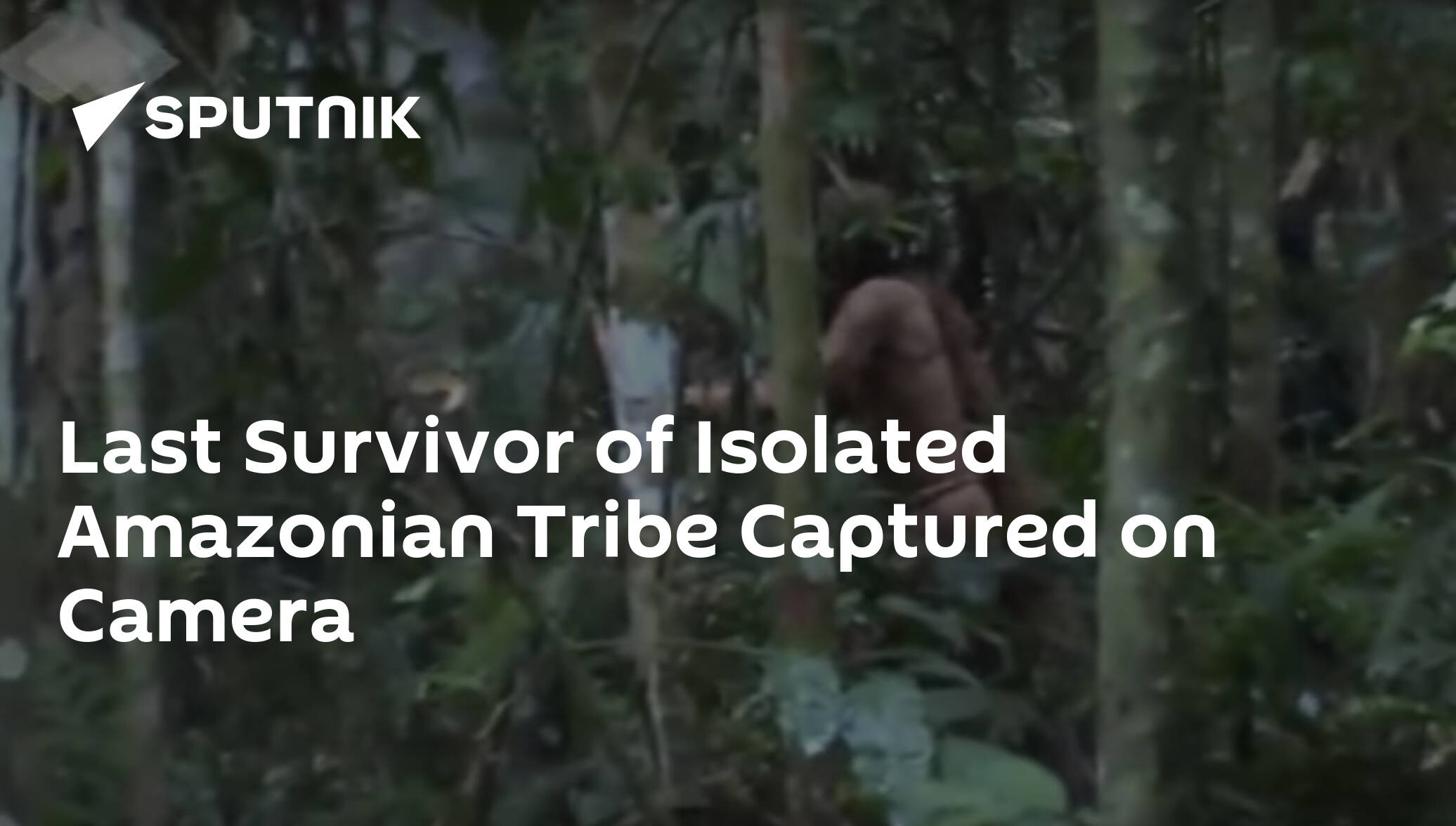 Last Survivor Of Isolated Amazonian Tribe Captured On Camera 27 07 2018 Sputnik International