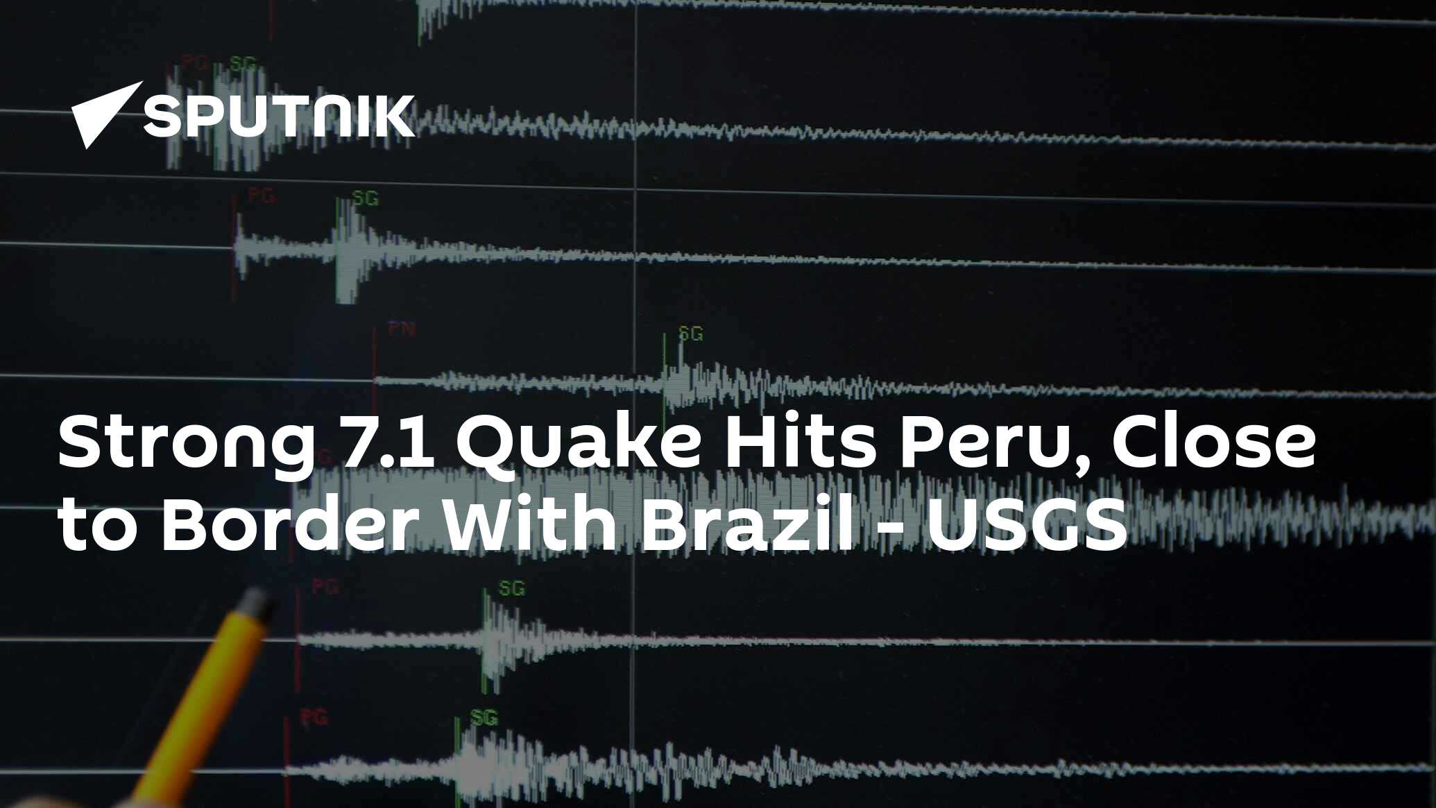 Strong 7.1 Quake Hits Peru, Close to Border With Brazil - USGS - 24.08.