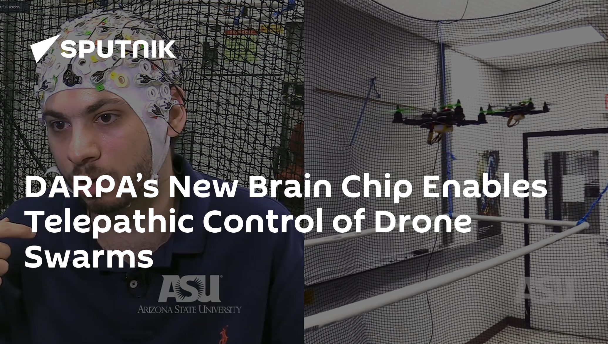 DARPA’s New Brain Chip Enables Telepathic Control of Drone Swarms