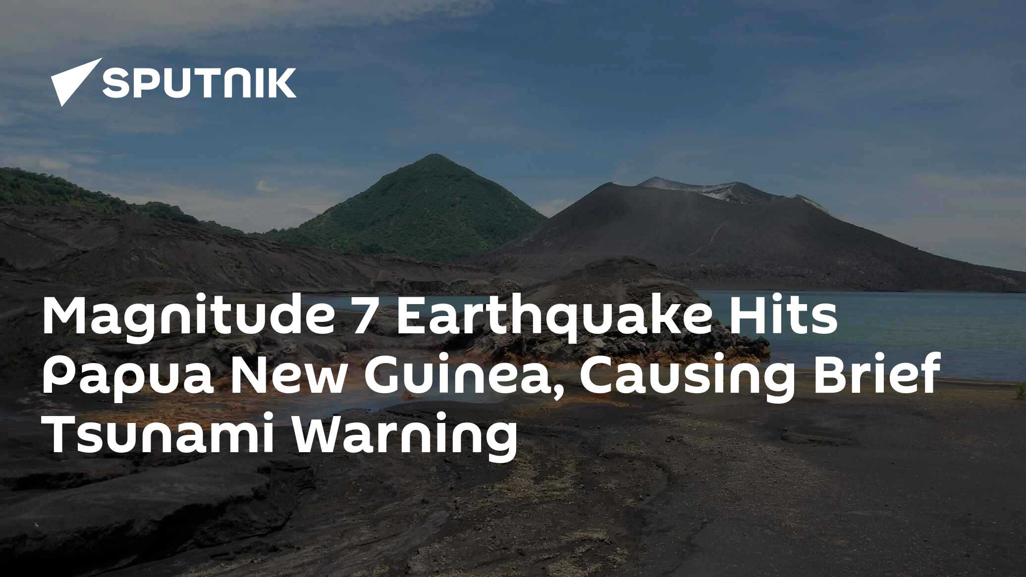 Papua new guinea earthquake tsunami warning