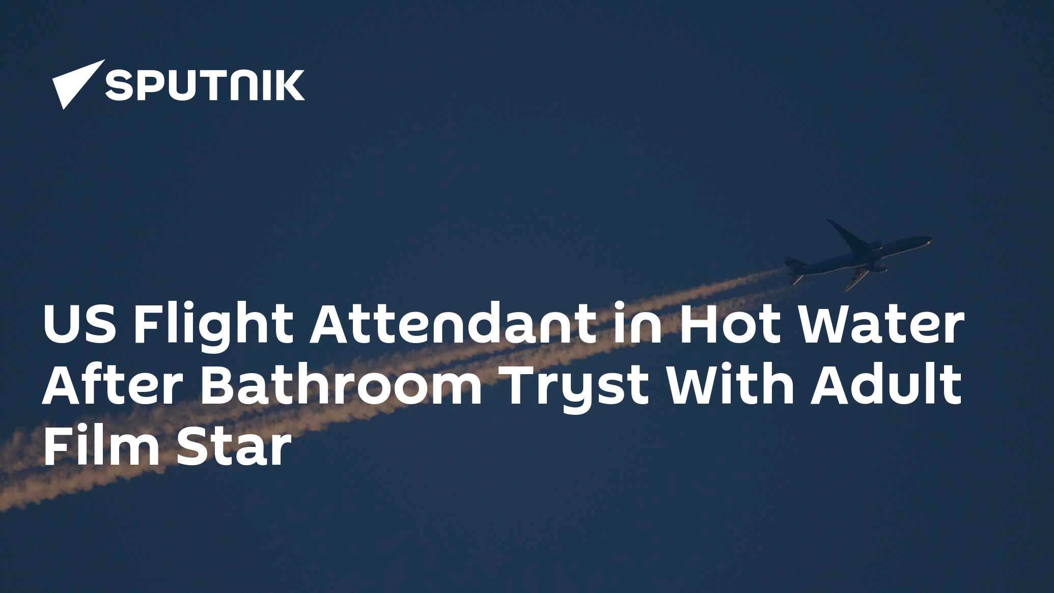 US Flight Attendant in Hot Water After Bathroom Tryst With Adult Film Star  - 18.10.2018, Sputnik International