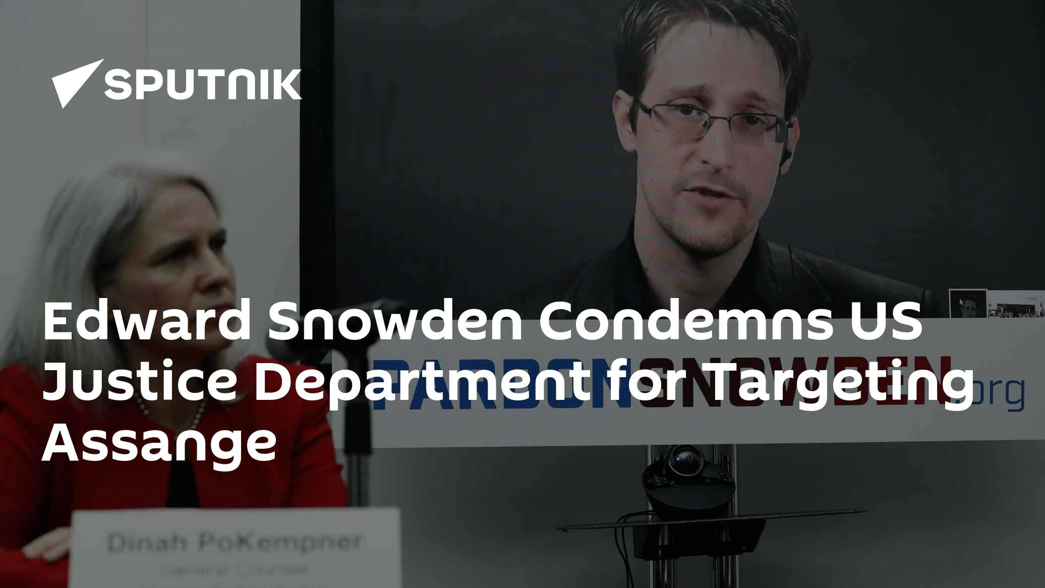 Edward Snowden Condemns US Justice Department for Targeting Assange