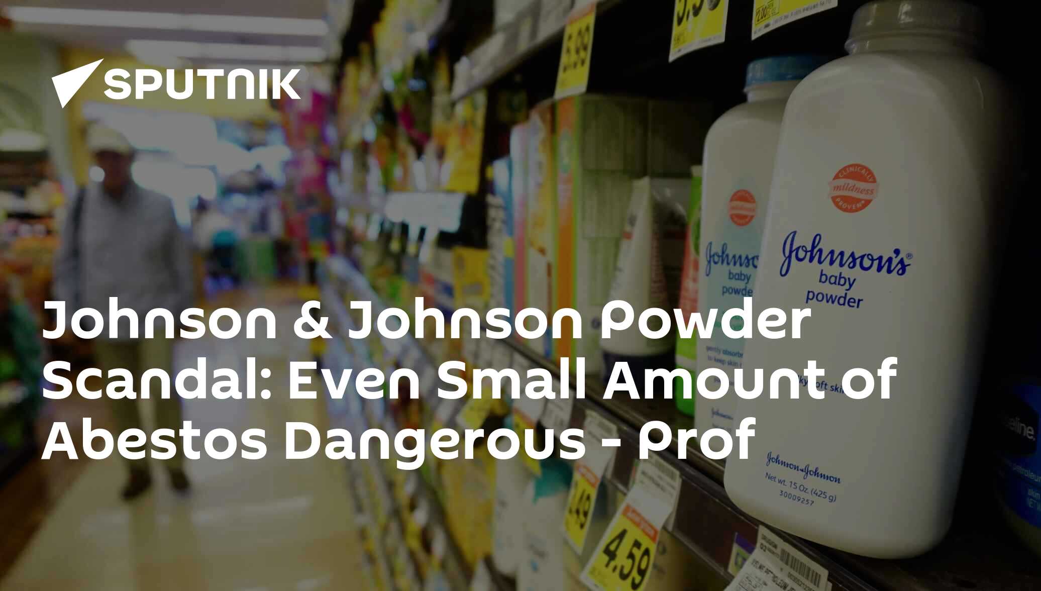 Johnson & Johnson Powder Scandal Even Small Amount of Abestos