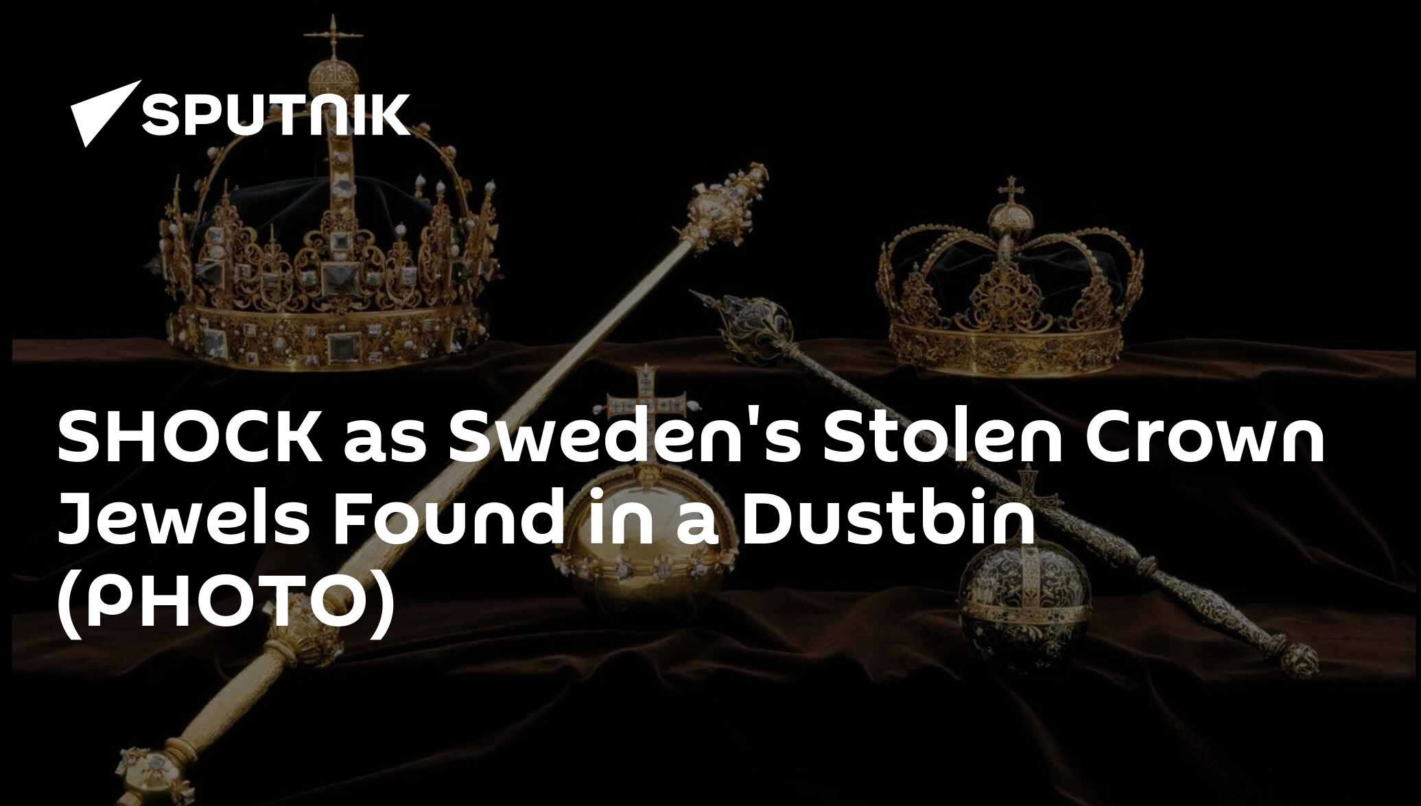 SHOCK as Sweden's Stolen Crown Jewels Found in a Dustbin (PHOTO) 06.