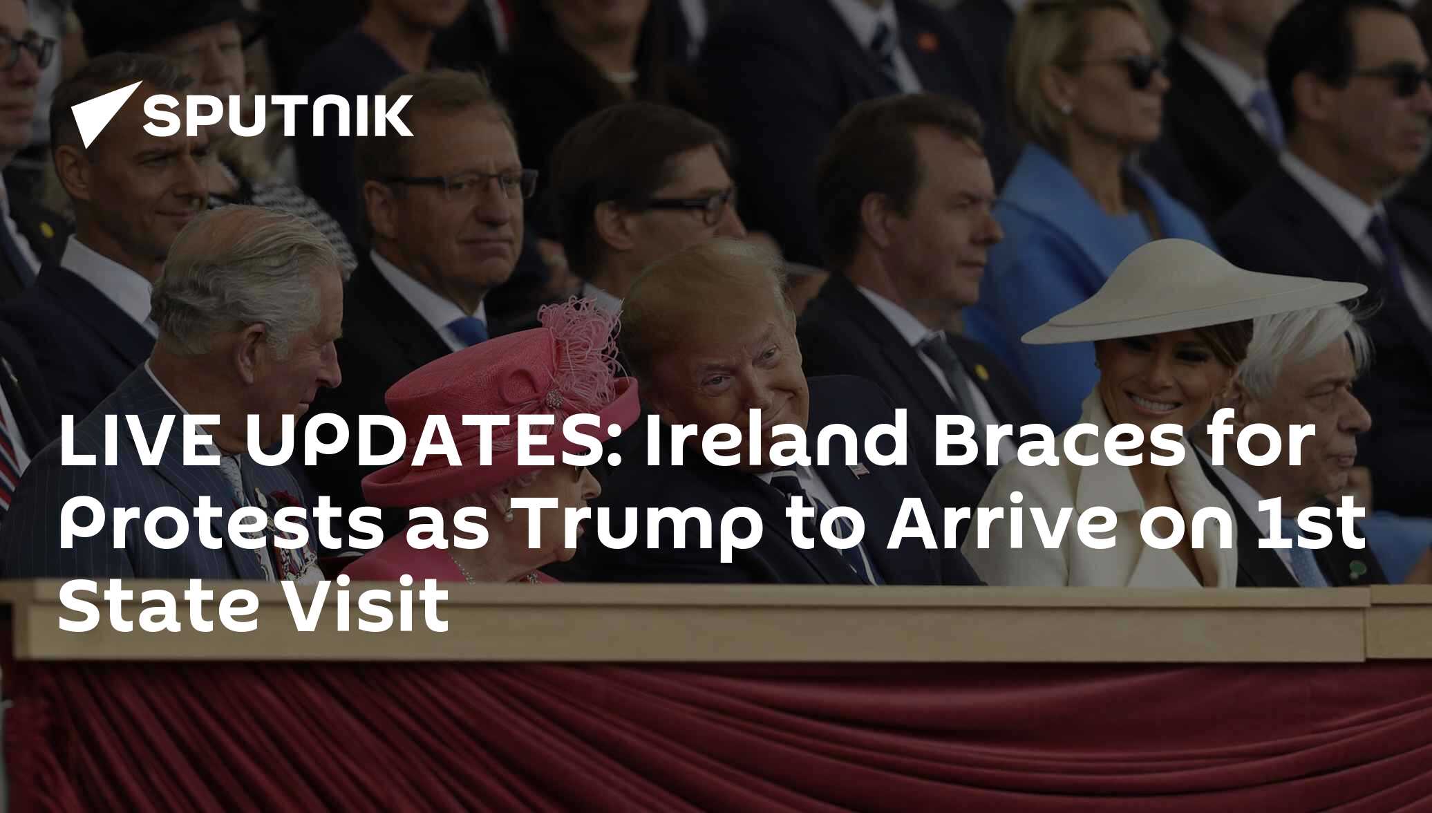 LIVE UPDATES: Ireland Braces for Protests as Trump to Arrive on 1st State Visit