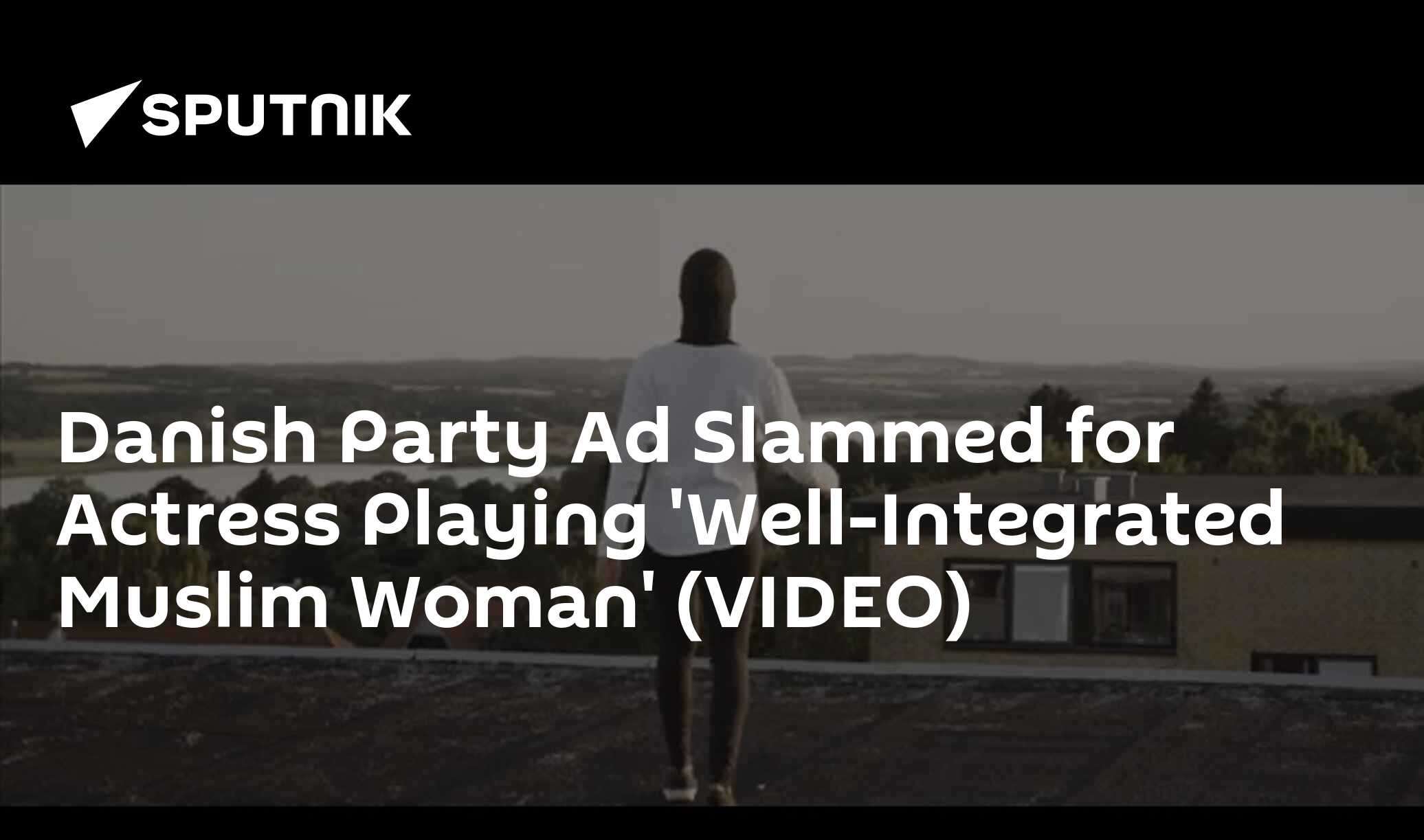 Danish Party Ad Slammed for Actress Playing