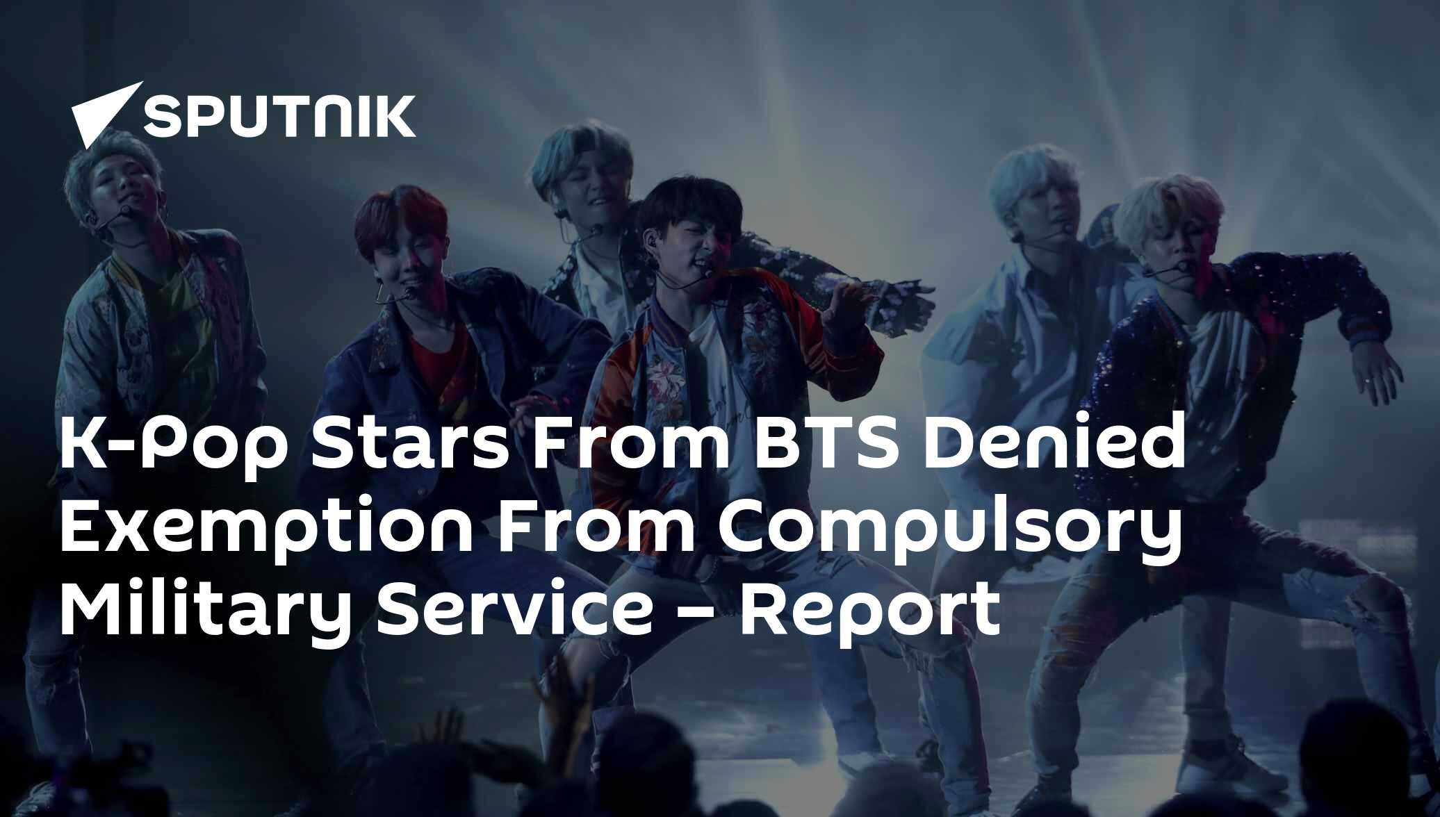 K-Pop Stars From BTS Denied Exemption From Compulsory Military Service
