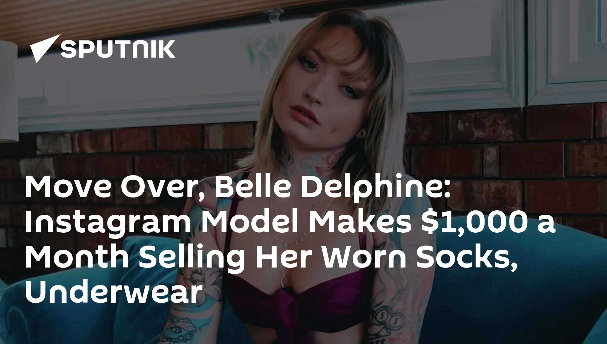 Move Over, Belle Delphine: Instagram Model Makes $1,000 a Month Selling Her  Worn Socks, Underwear - 25.09.2019, Sputnik International