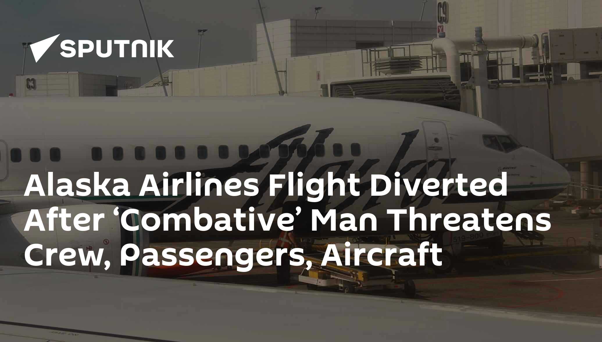 Alaska airlines flight diverted after ‘combative’ man threatens crew, passengers, aircraft