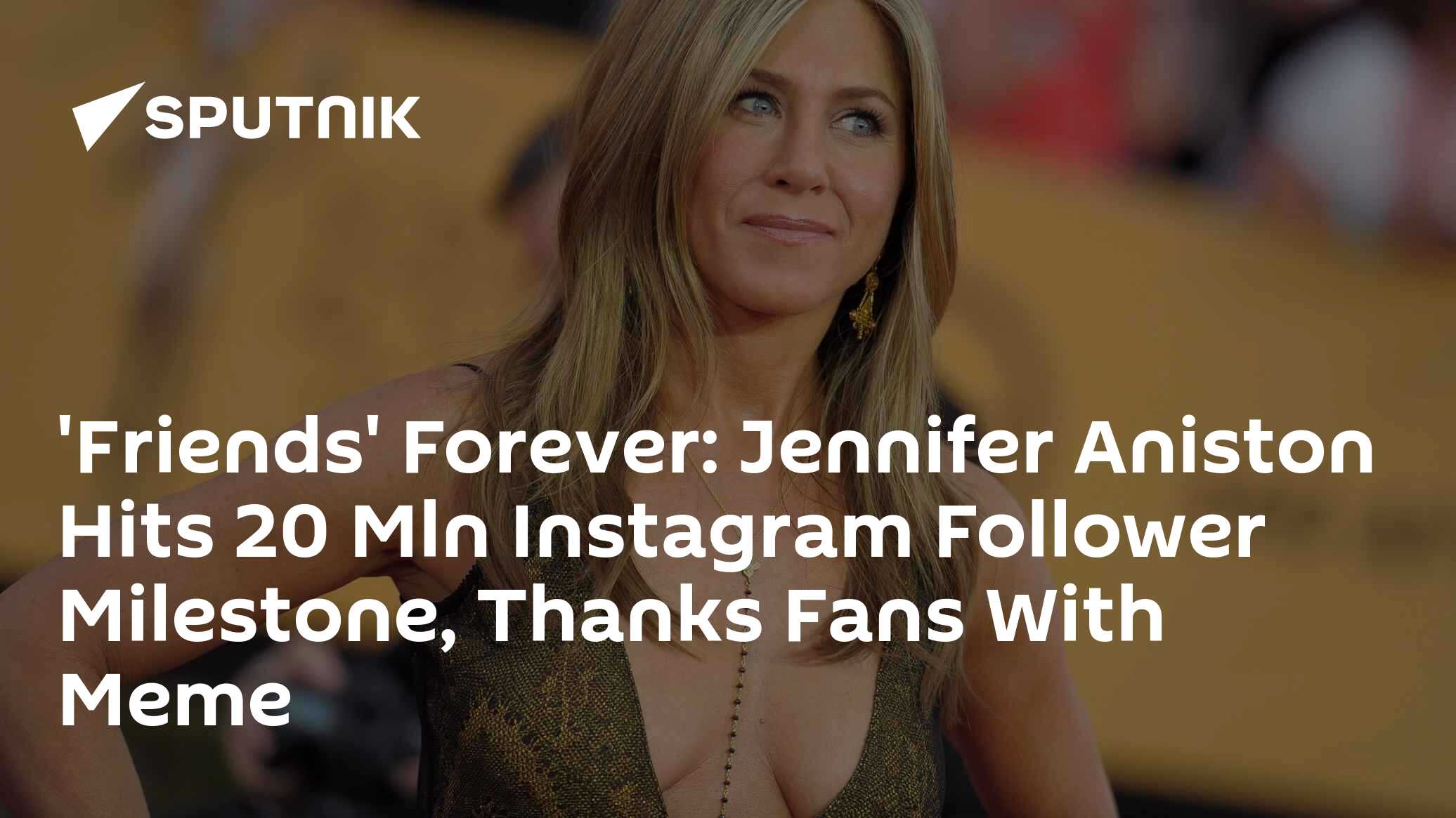 'Friends' Forever Jennifer Aniston Hits 20 Mln Instagram Follower