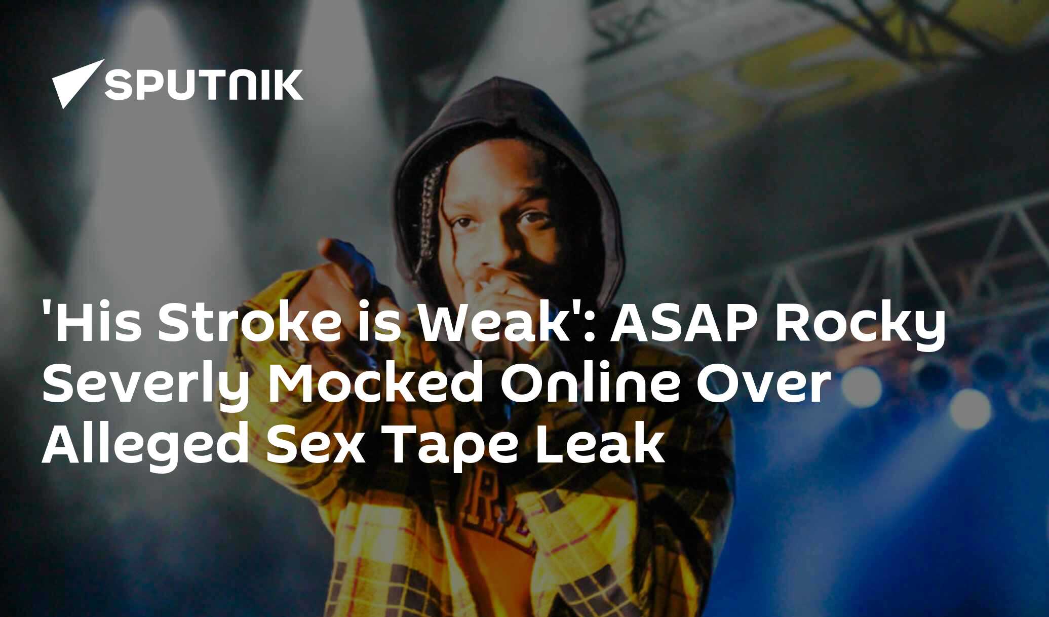 His Stroke Is Weak Asap Rocky Severly Mocked Online Over Alleged Sex