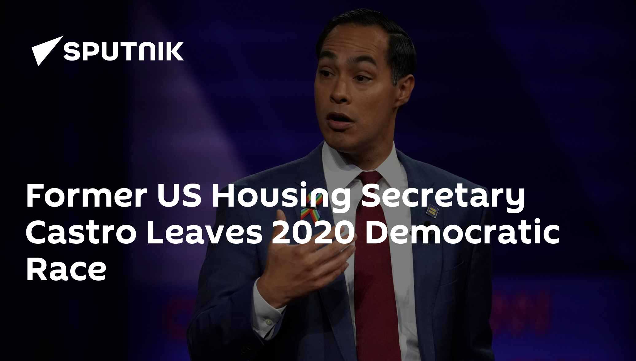 Former US Housing Secretary Castro Leaves 2020 Democratic Race - 02.01. ...