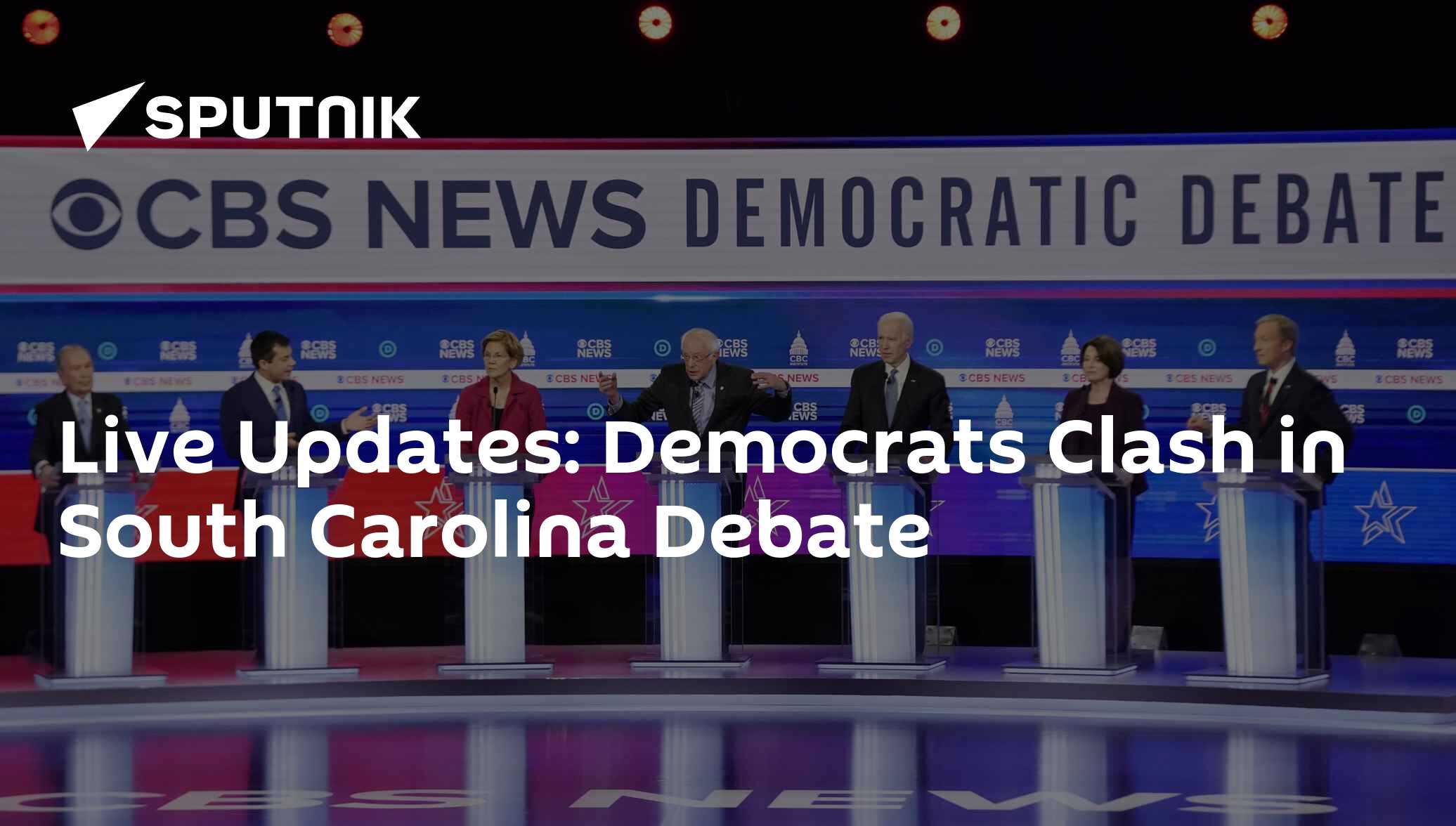 Live Updates: Democrats Clash in South Carolina Debate
