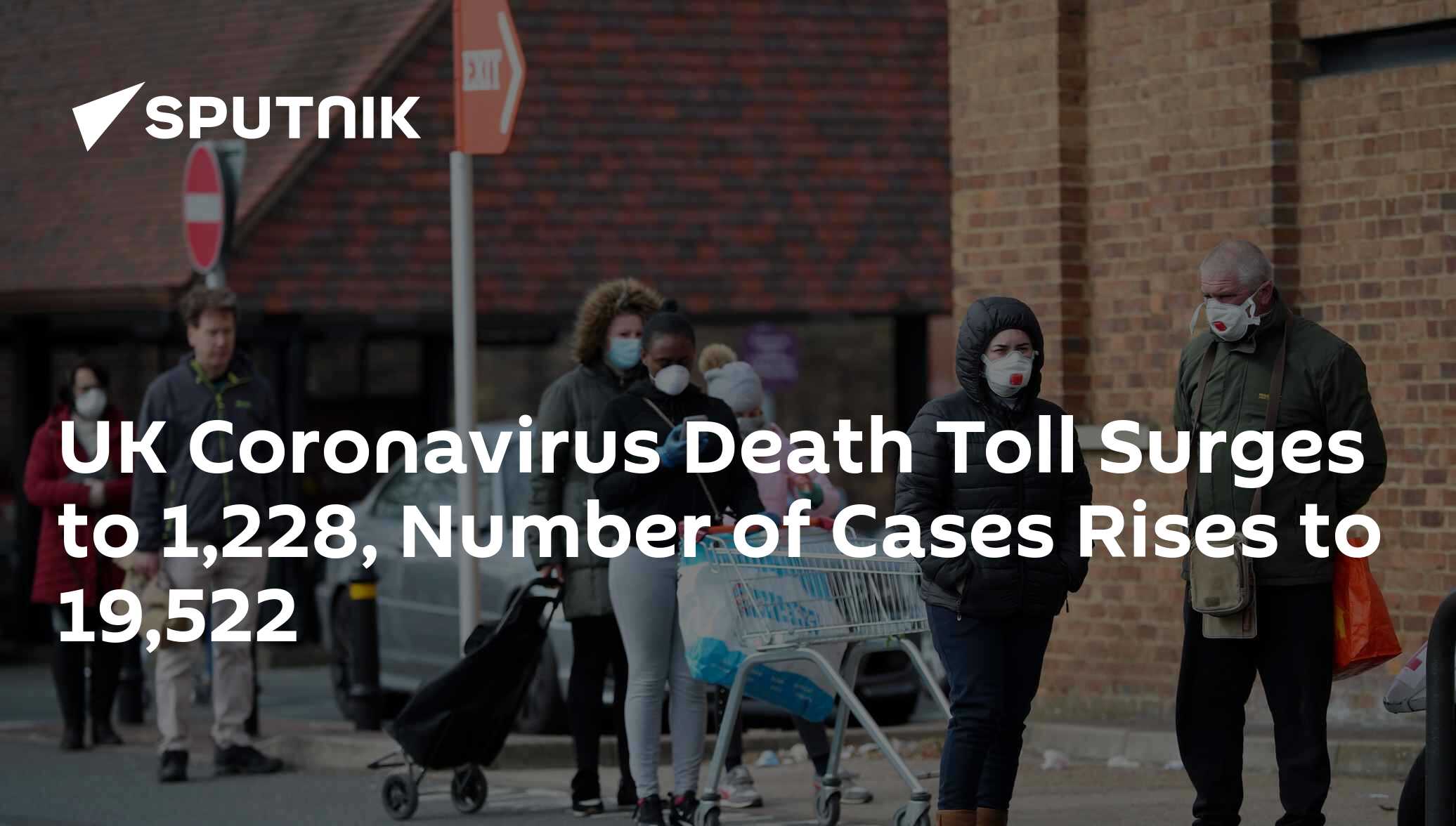 UK Coronavirus Death Toll Surges to 1,228, Number of Cases Rises to ...